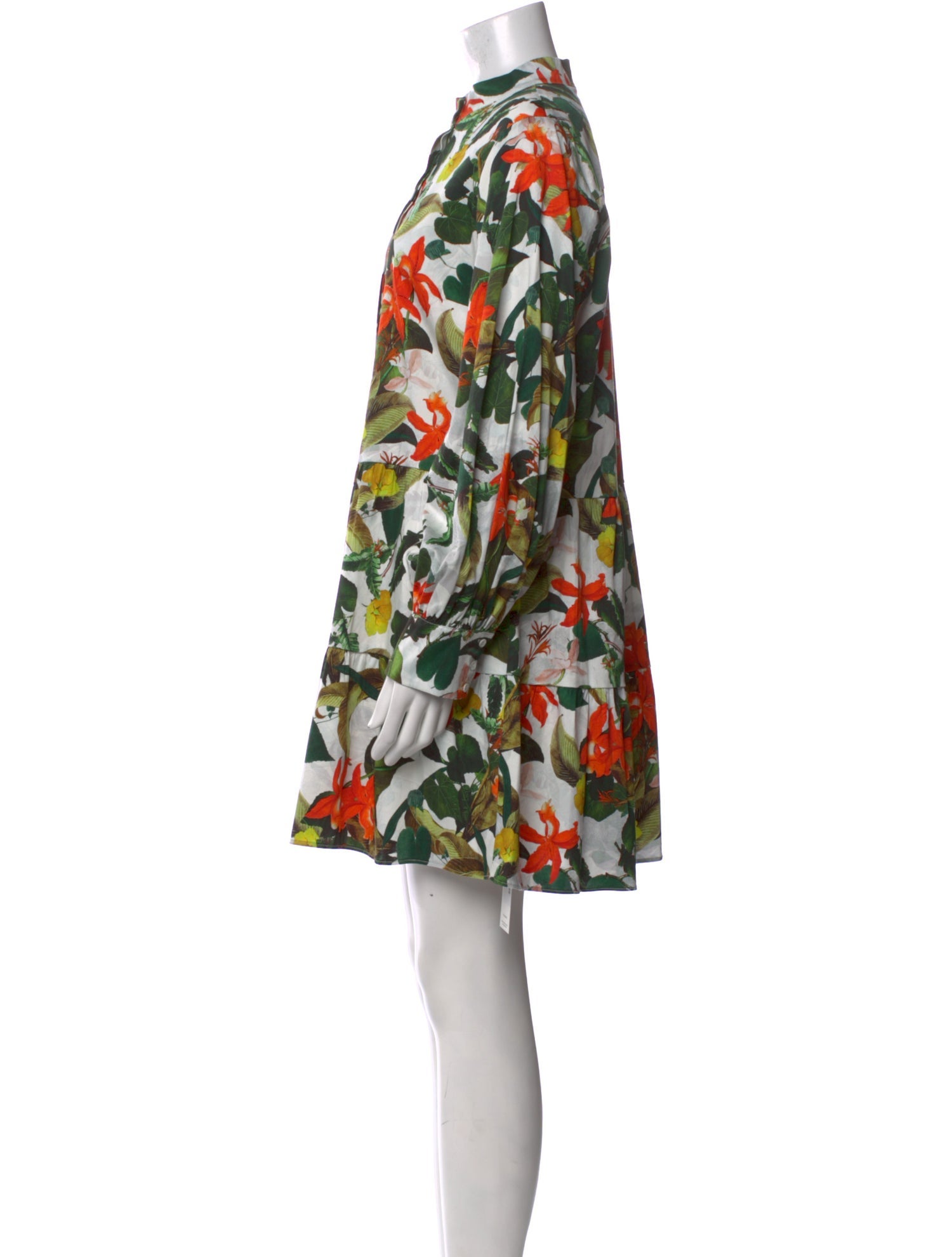 Alice + Olivia Floral Print Mini Dress w/ Tags