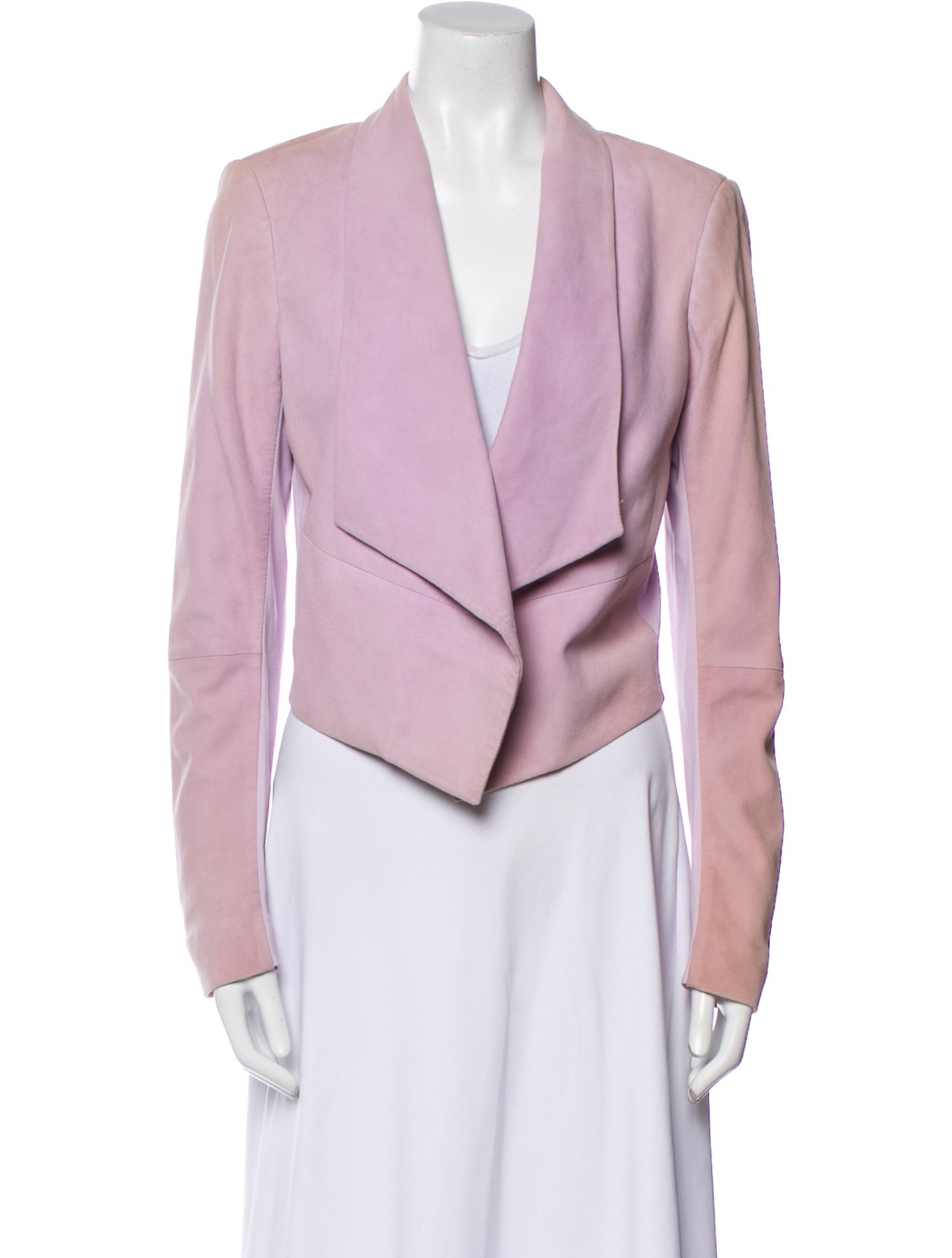 Alice + Olivia Goat Leather Biker Jacket