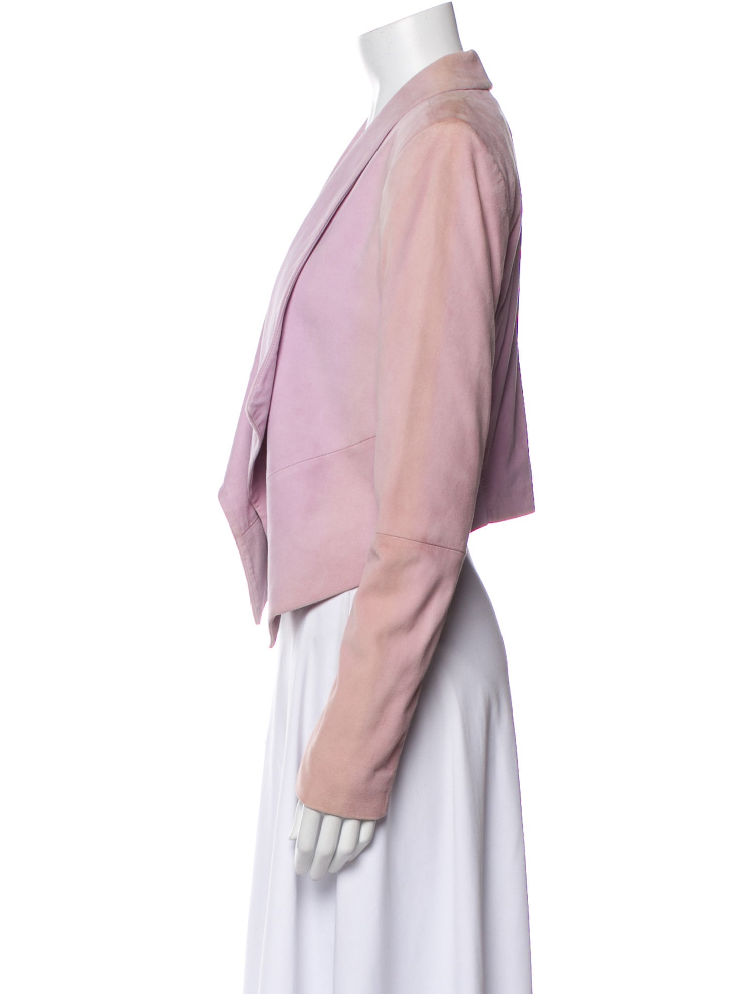 Alice + Olivia Goat Leather Biker Jacket