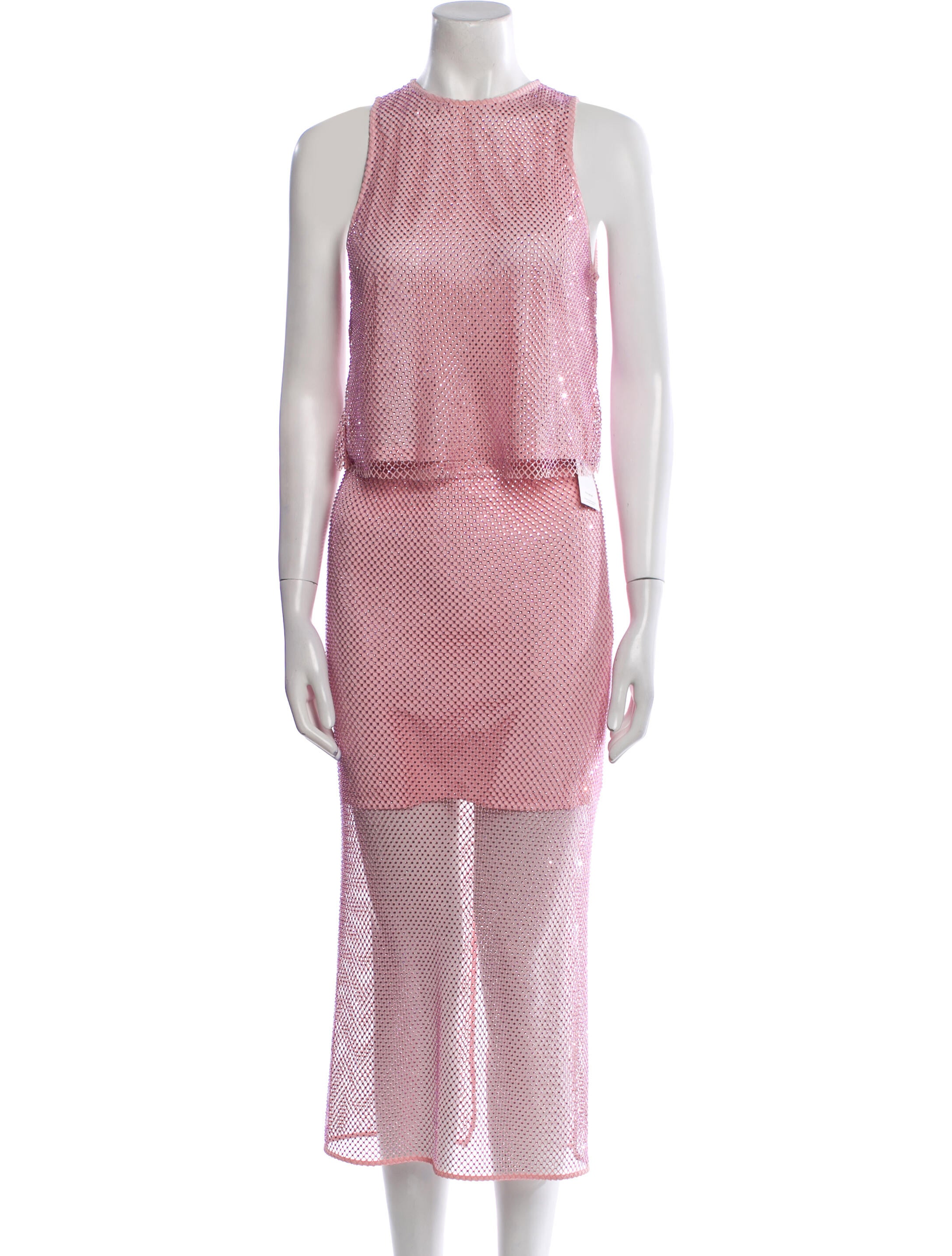 Alice + Olivia Crystal Embellishments Skirt Set