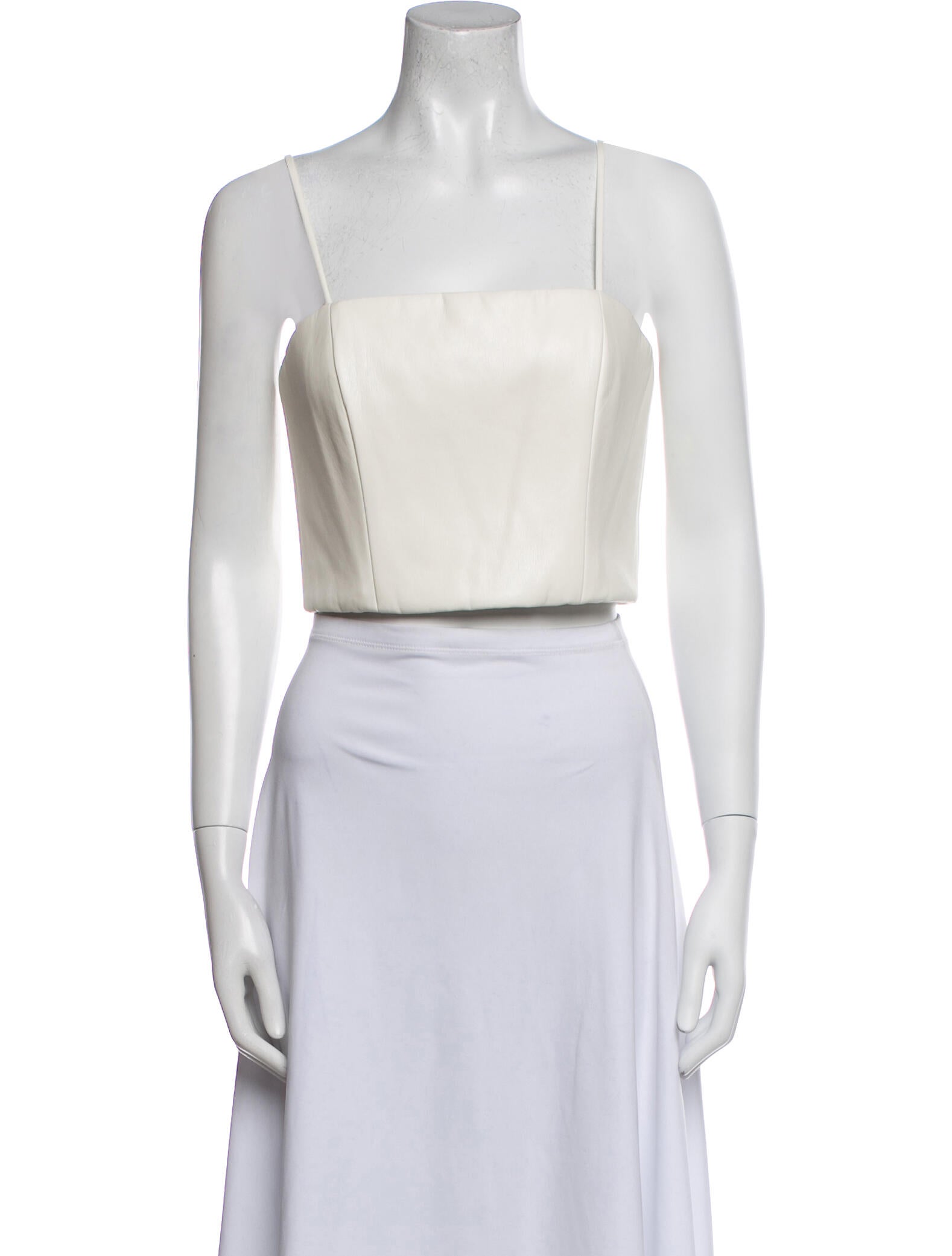 Alice + Olivia Square Neckline Sleeveless Crop Top w/ Tags