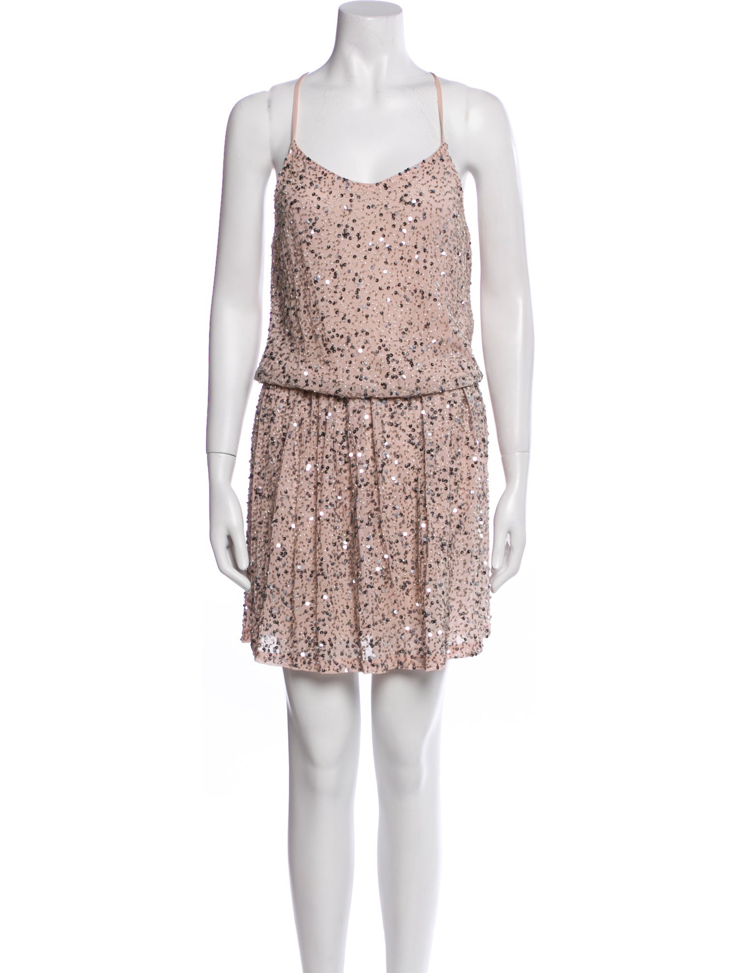 Alice + Olivia Silk Mini Dress