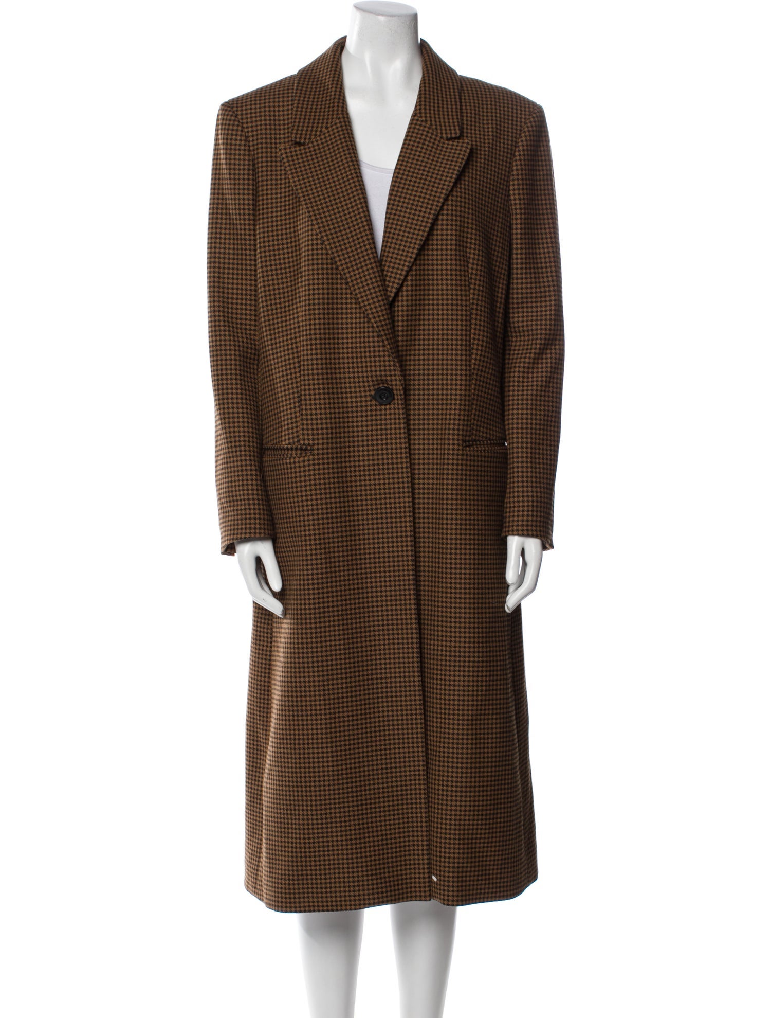 Alice + Olivia Plaid Print Coat