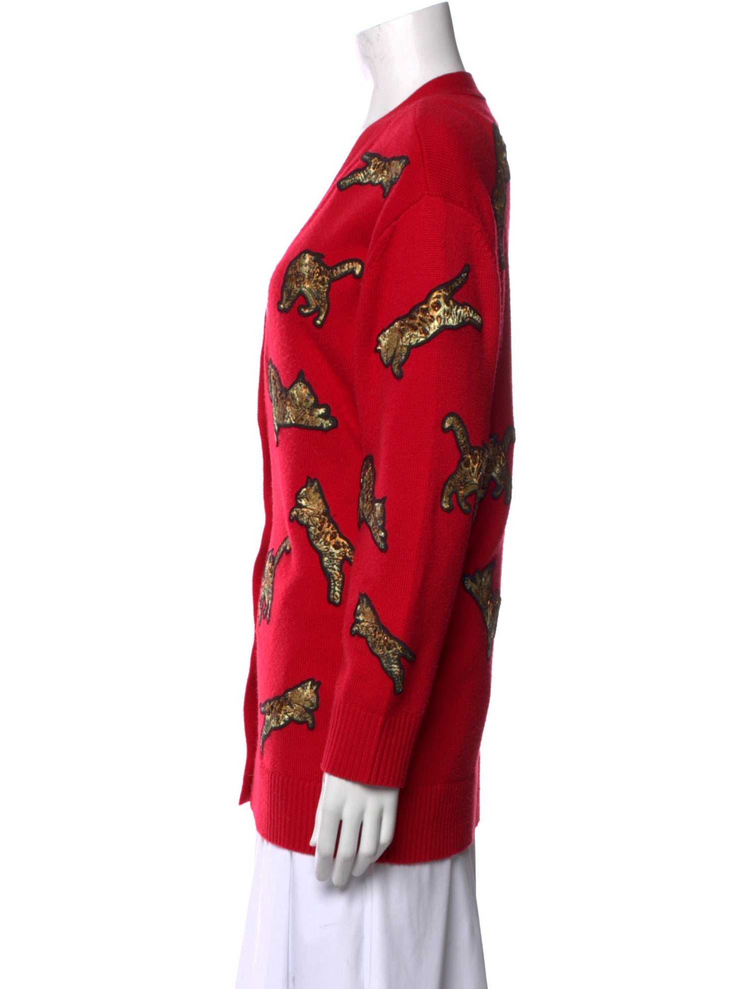 Alice + Olivia Wool Printed Sweater