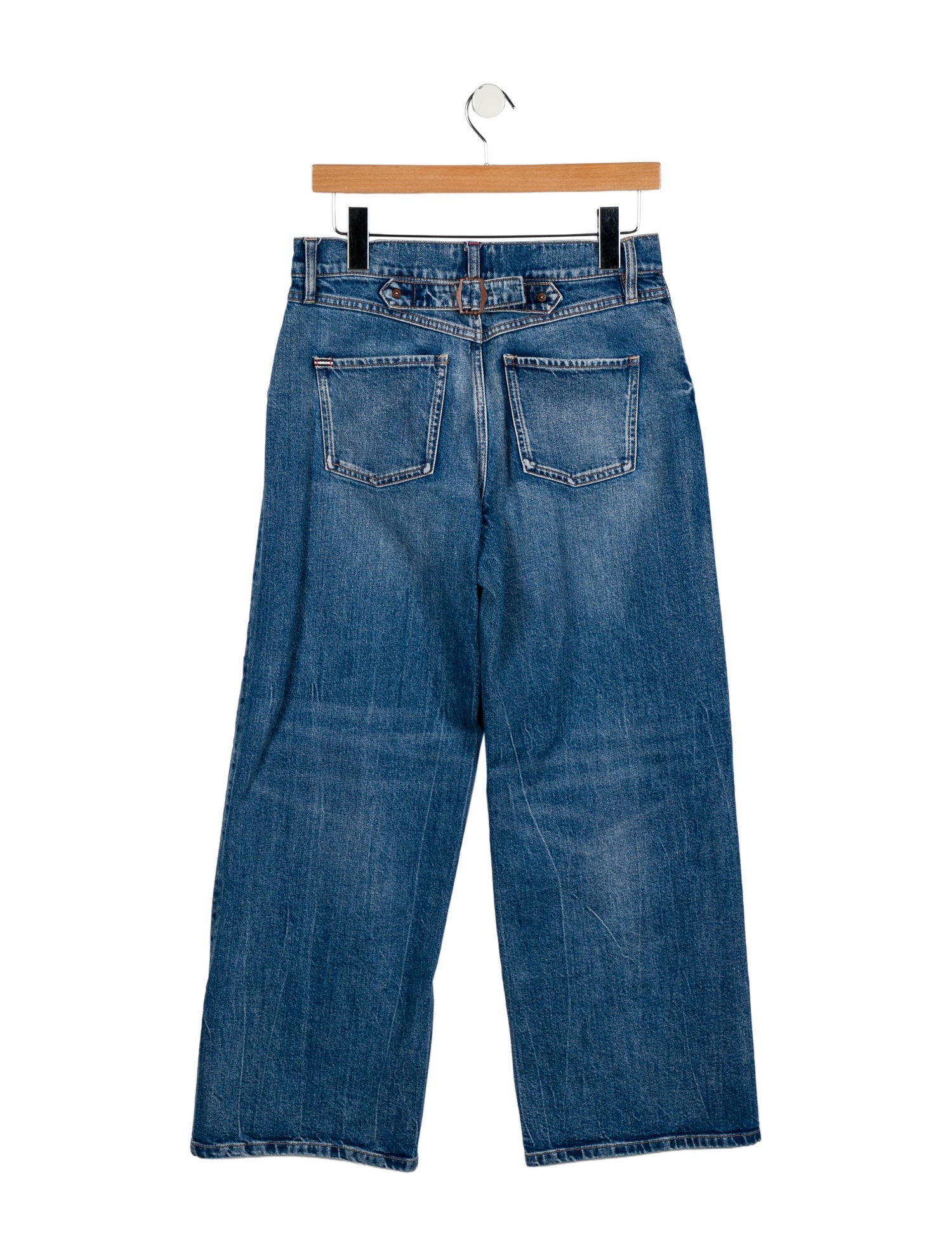 Alice + Olivia Mid-Rise Wide Leg Jeans