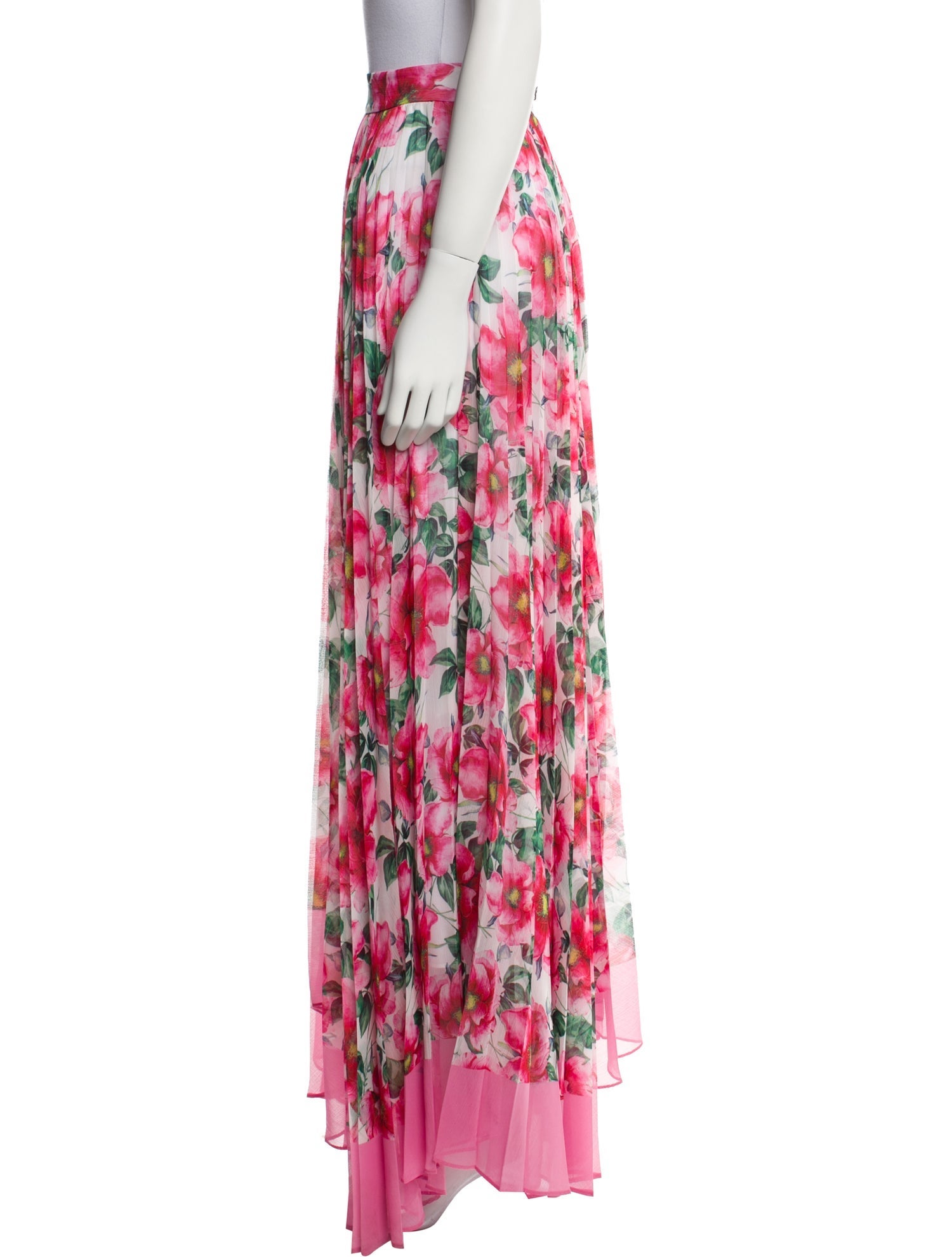 Alice + Olivia Floral Print Long Skirt
