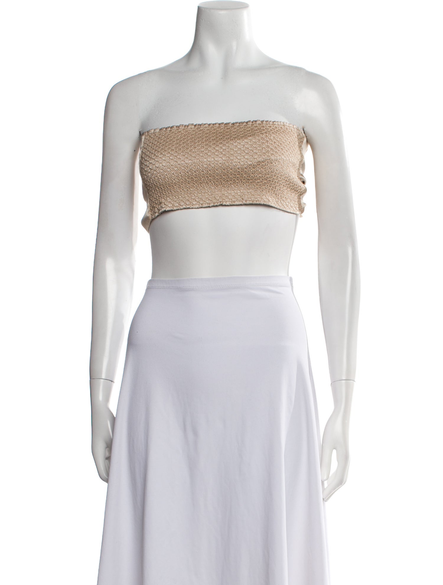 Alice + Olivia Strapless Crop Top