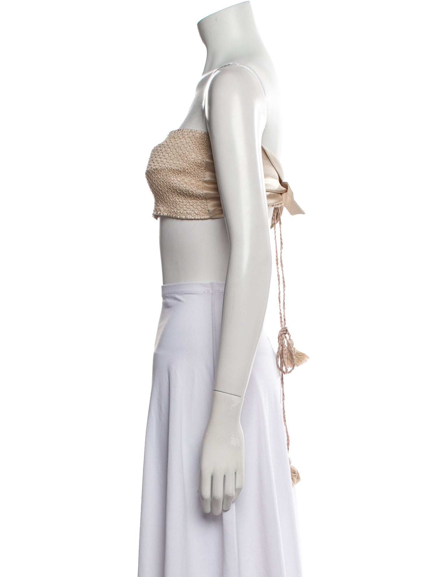 Alice + Olivia Strapless Crop Top