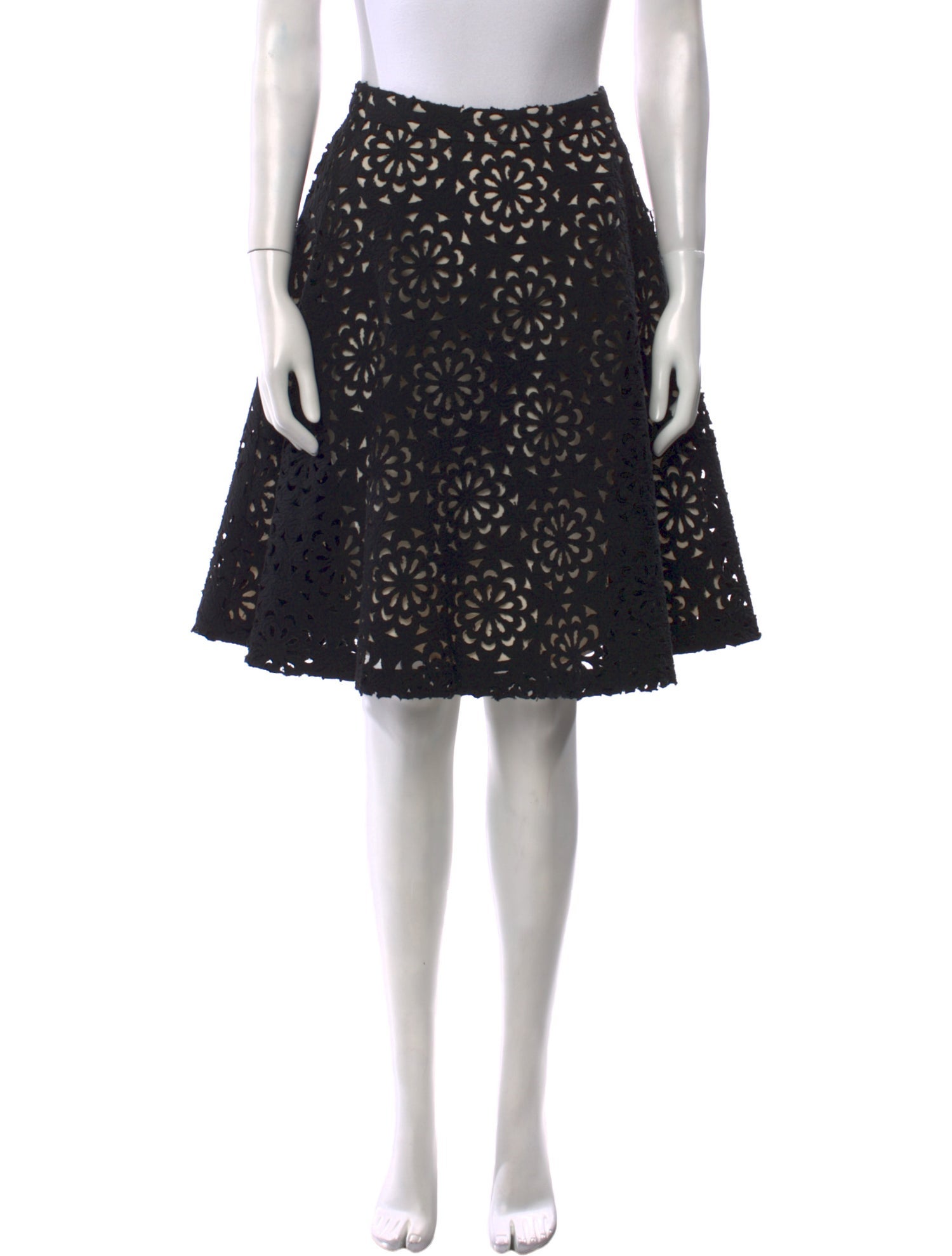 Alice + Olivia Printed Knee-Length Skirt