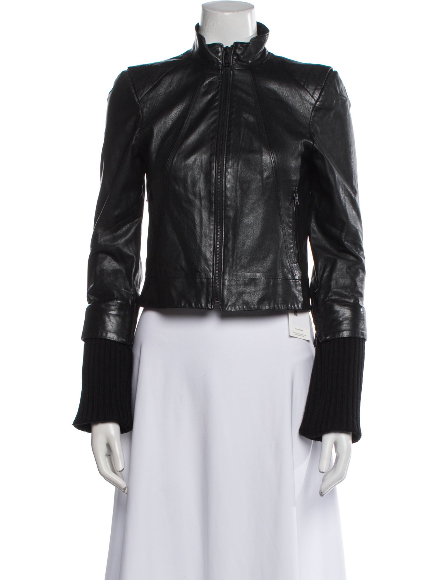 Alice + Olivia Leather Biker Jacket