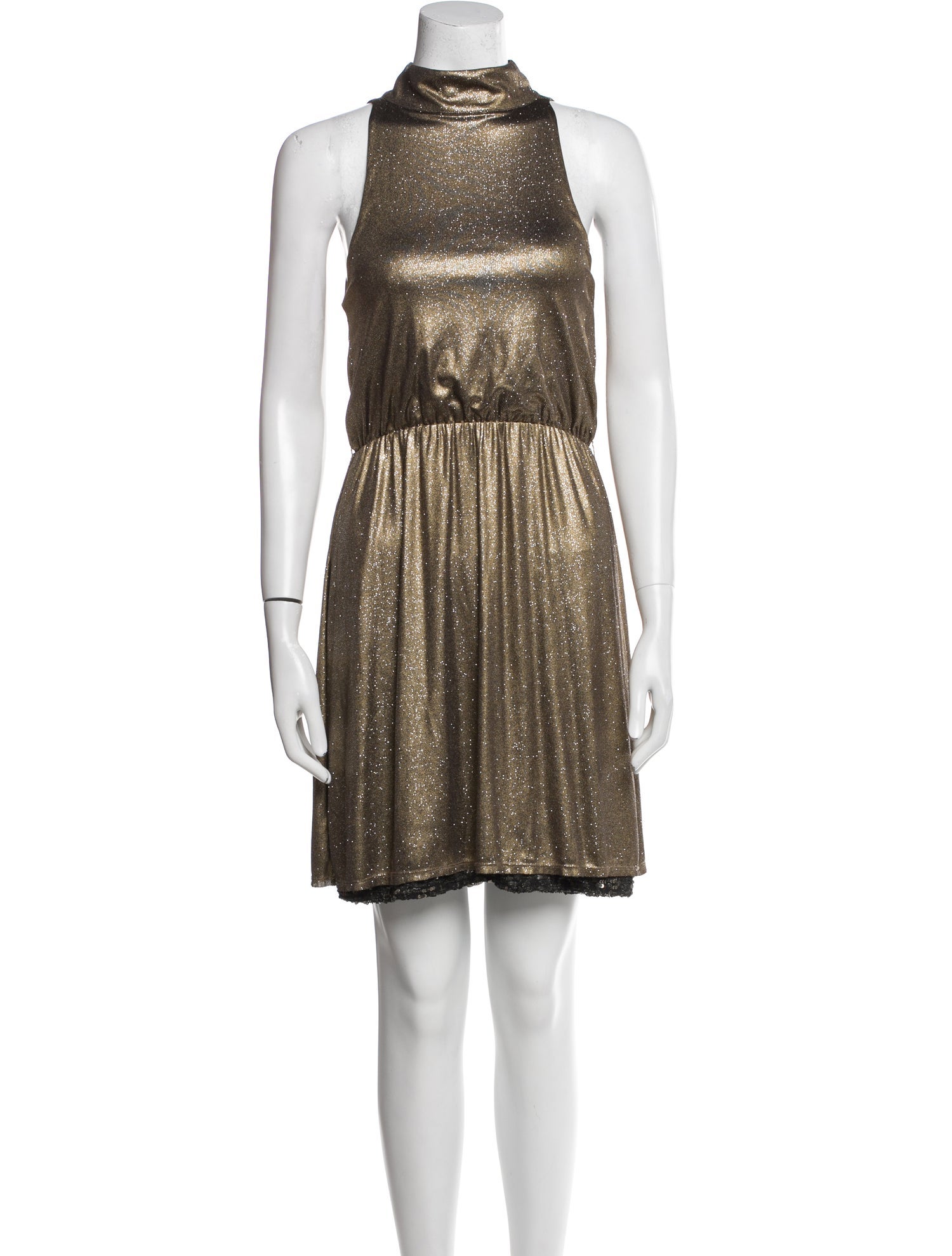 Alice + Olivia Turtleneck Mini Dress