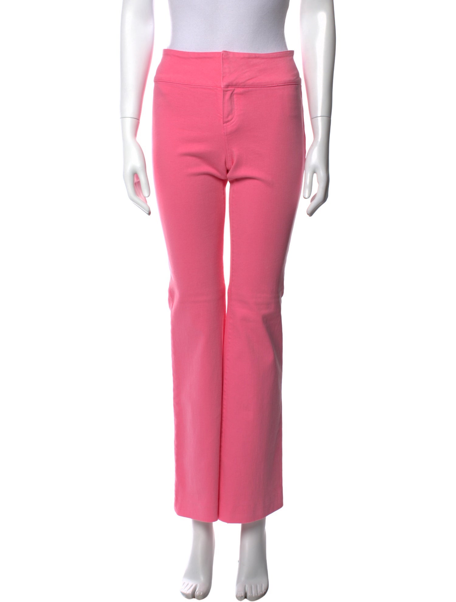 Alice + Olivia Mid-Rise Wide Leg Jeans