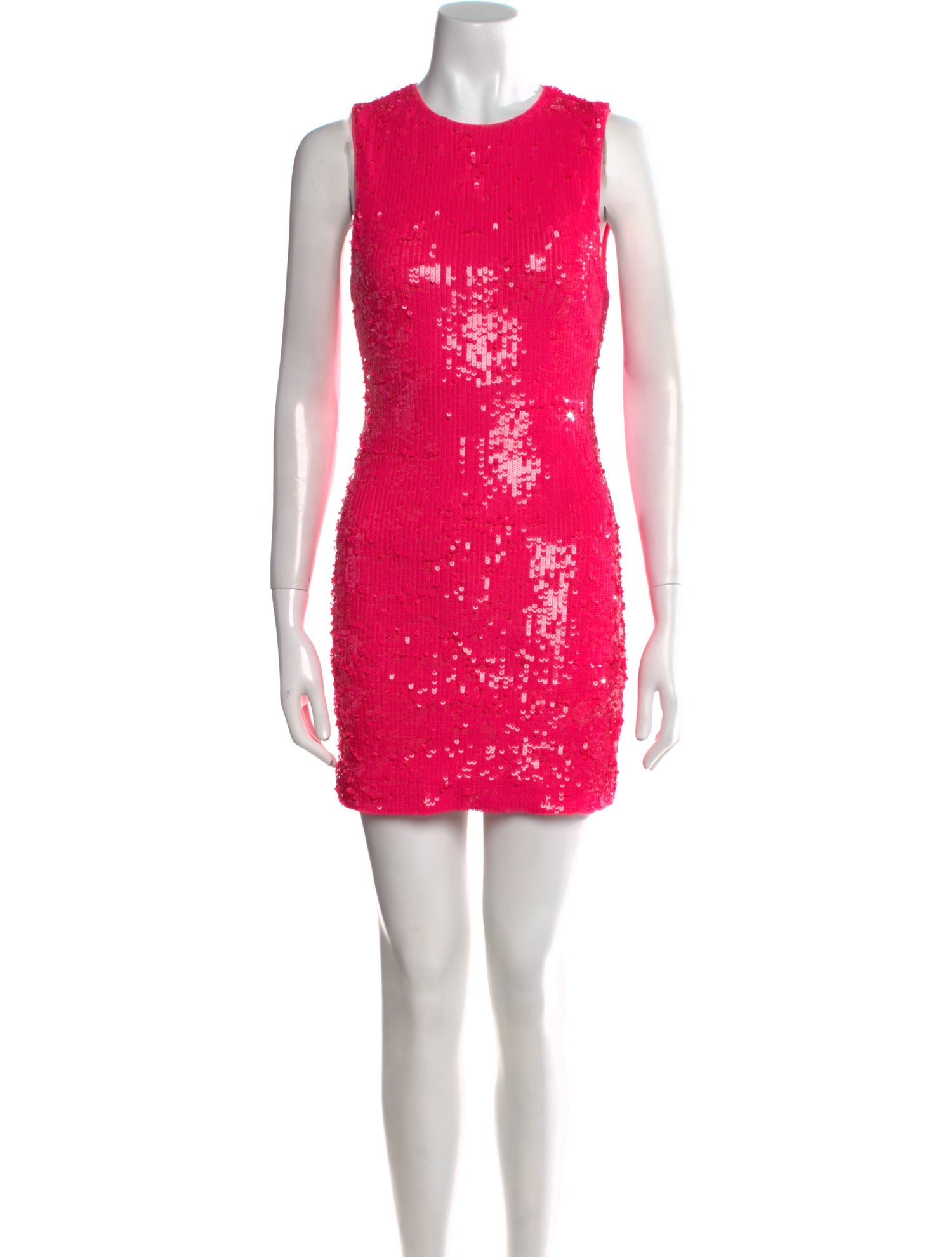 Alice + Olivia Crew Neck Mini Dress