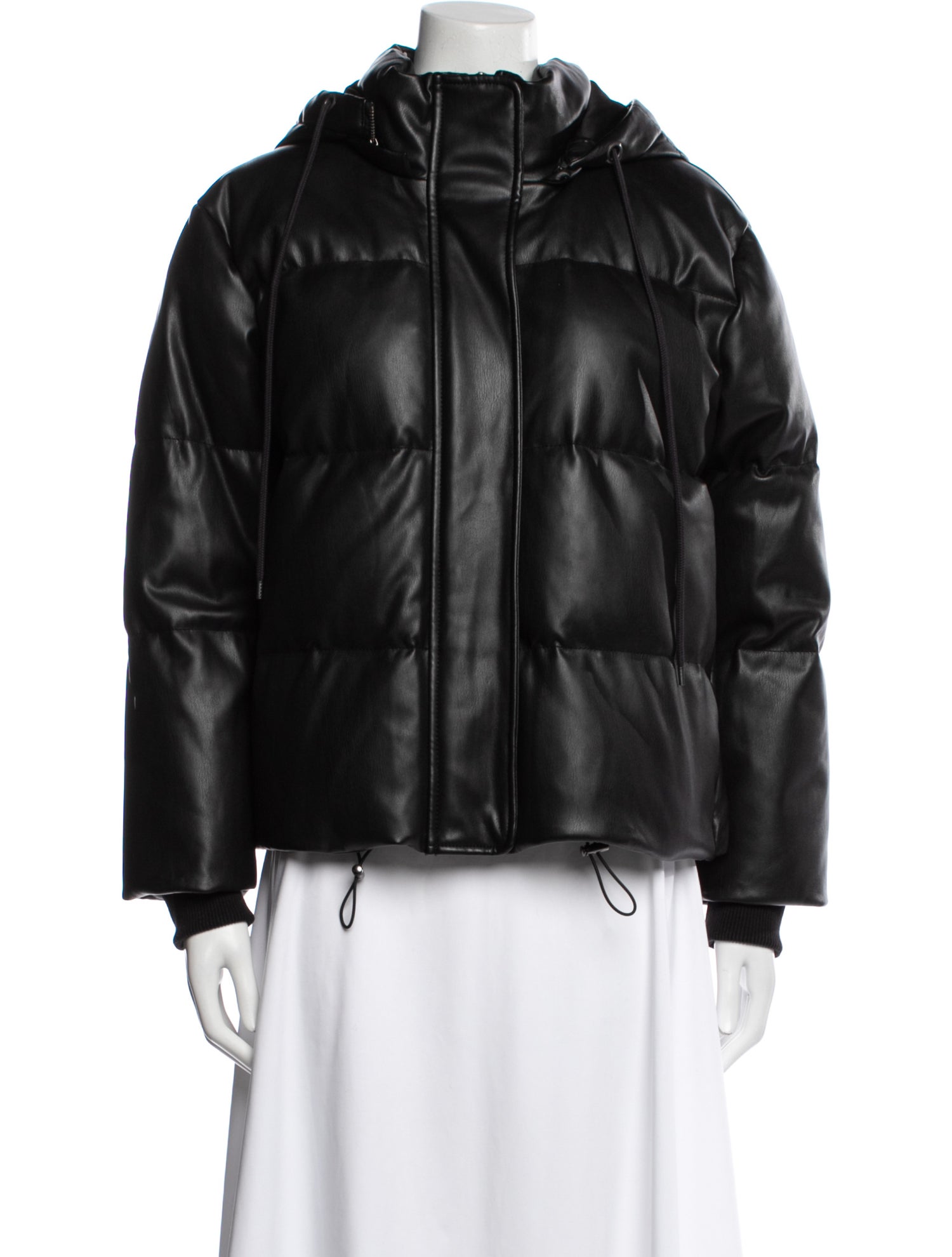 Alice + Olivia Faux Leather Down Jacket w/ Tags