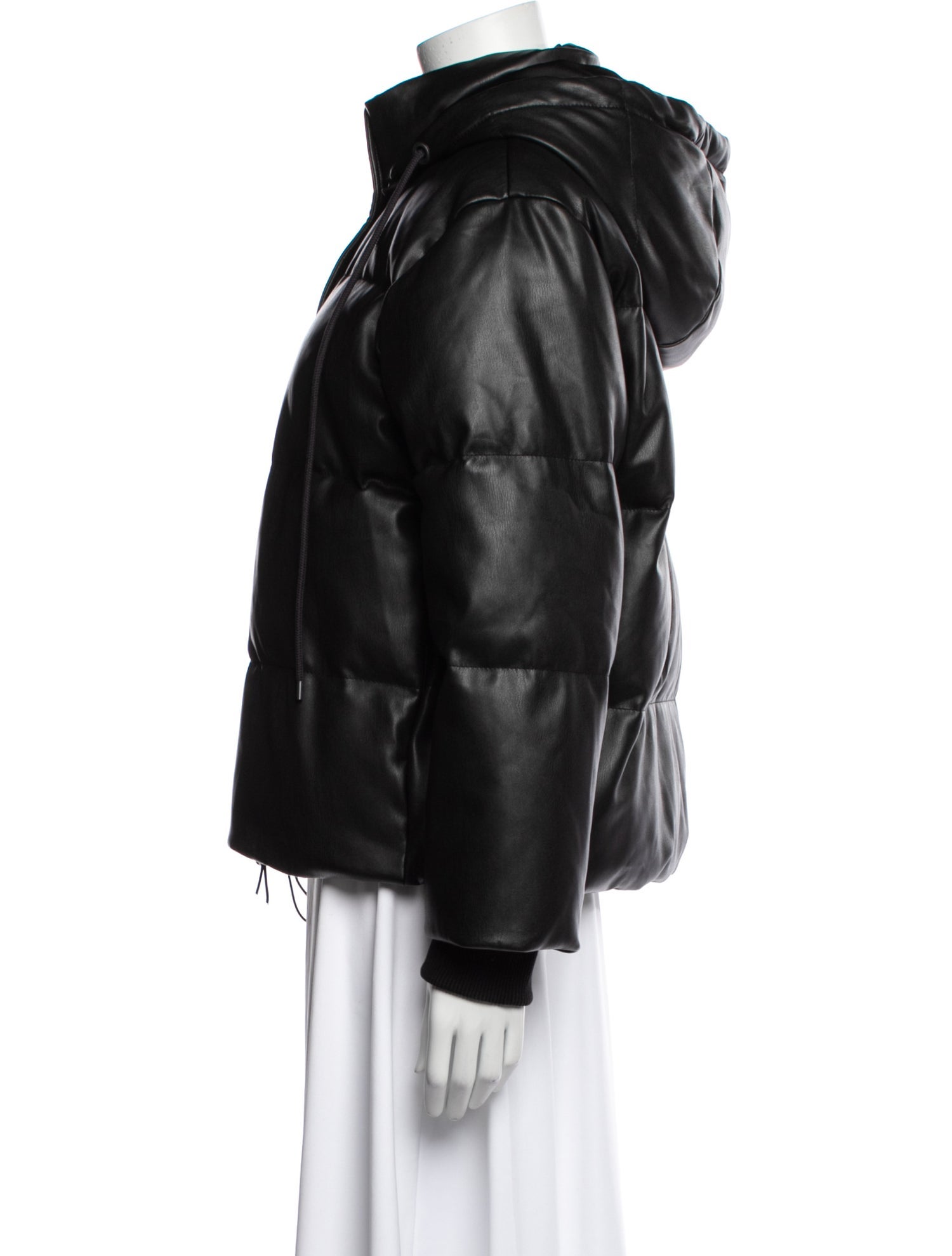 Alice + Olivia Faux Leather Down Jacket w/ Tags