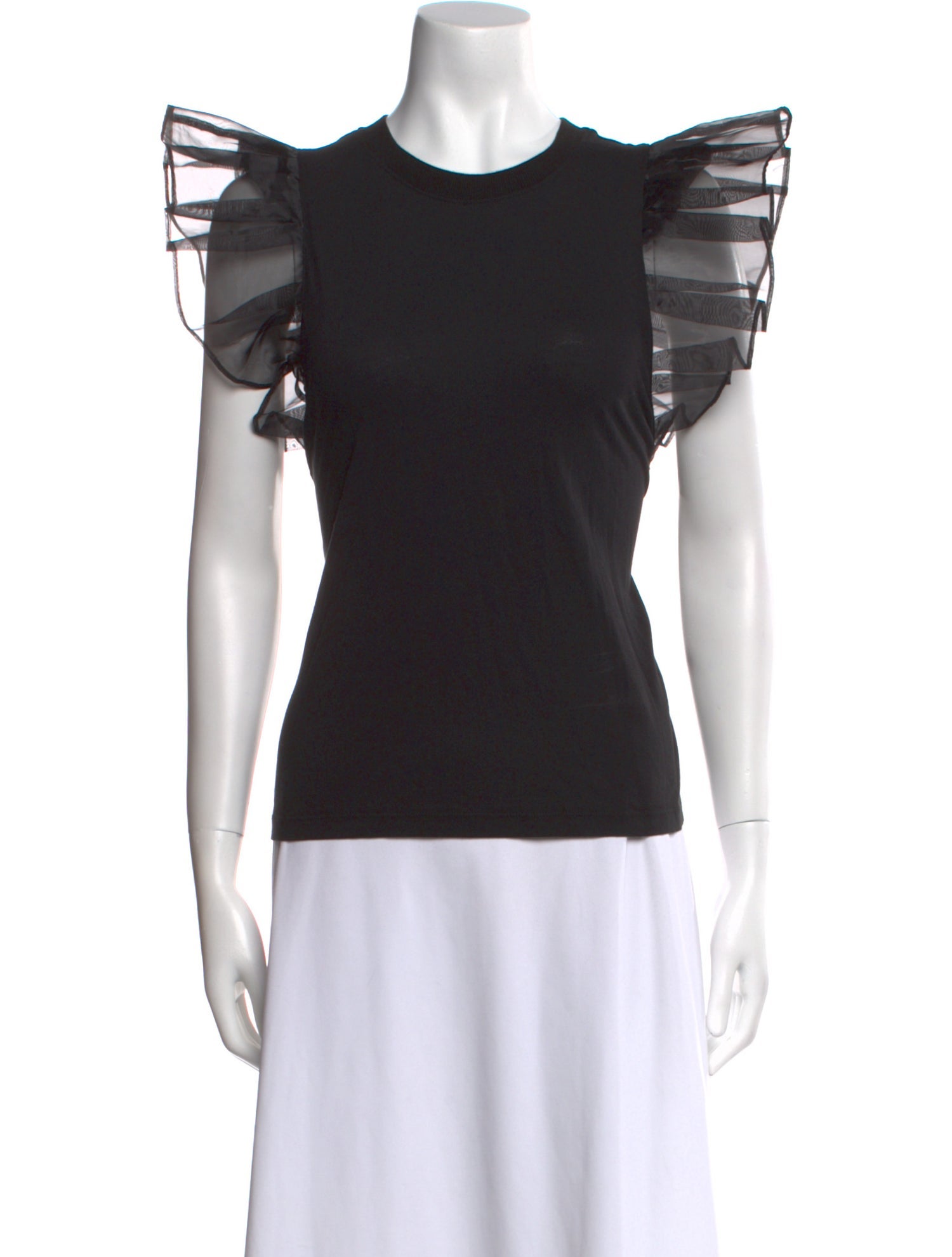 Alice + Olivia Crew Neck Short Sleeve T-Shirt