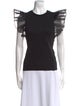 Alice + Olivia Crew Neck Short Sleeve T-Shirt