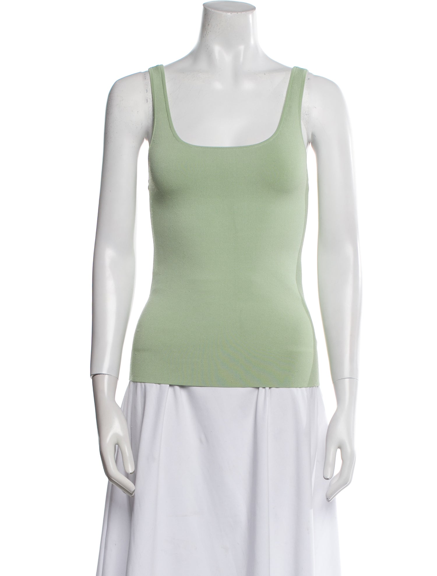 Alice + Olivia Square Neckline Sleeveless Top