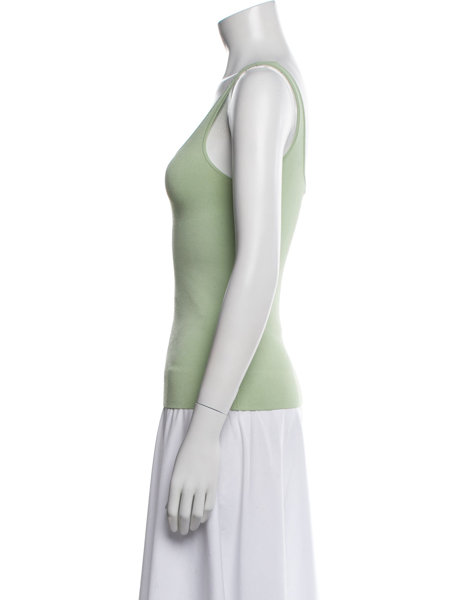 Alice + Olivia Square Neckline Sleeveless Top