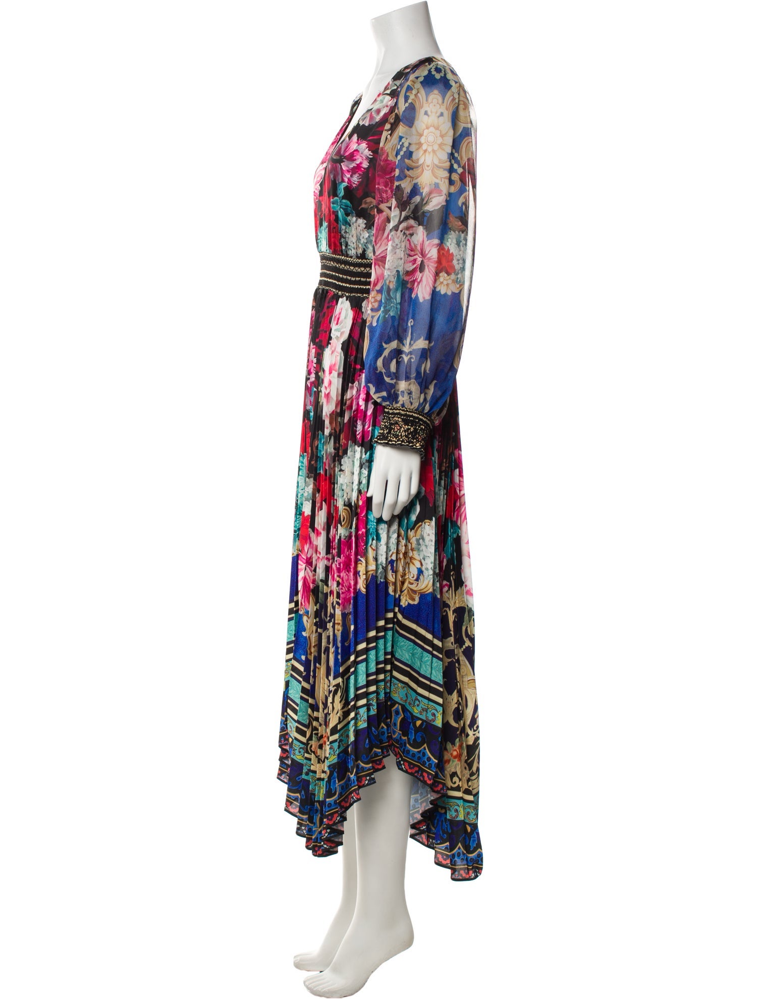 Alice + Olivia Printed Long Dress