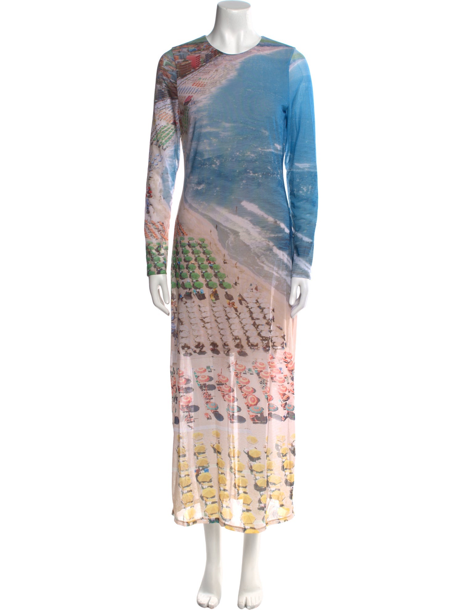 Alice + Olivia Printed Long Dress