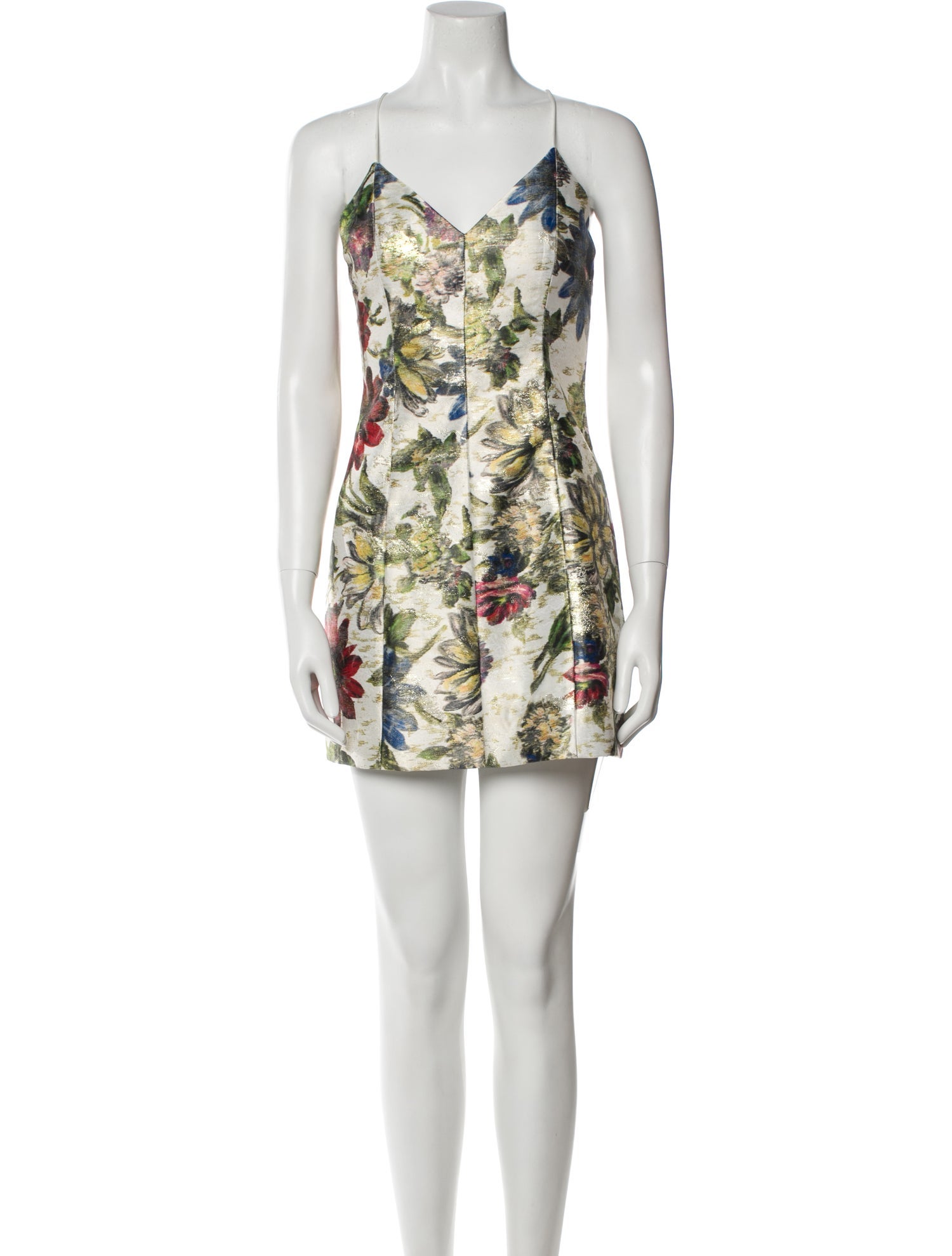 Alice + Olivia Floral Print Mini Dress