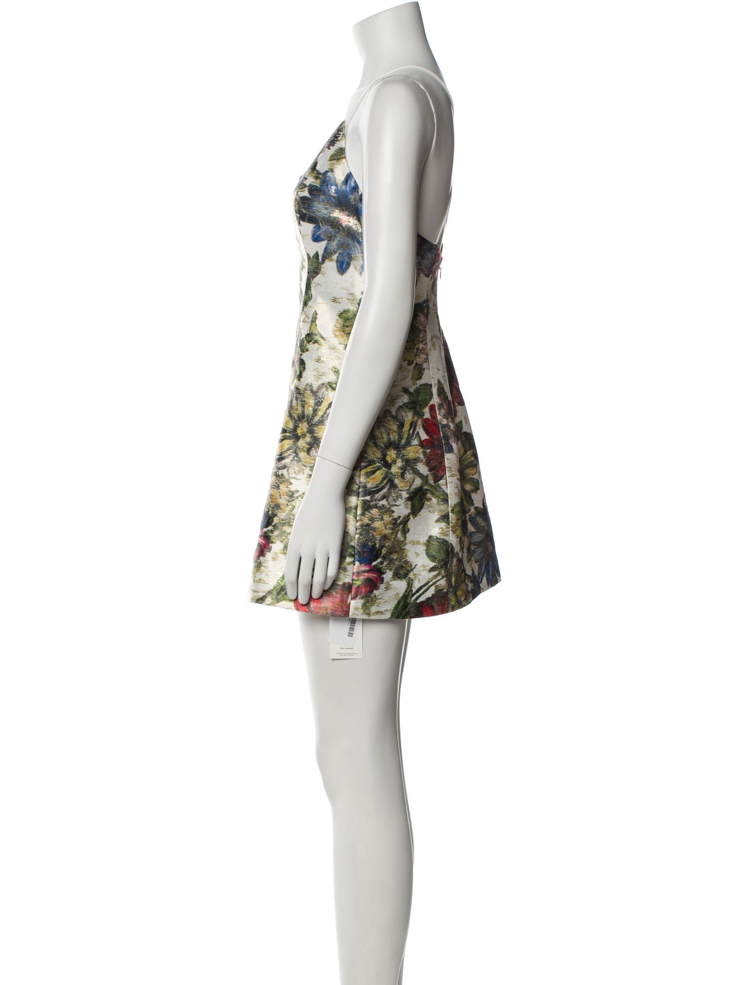 Alice + Olivia Floral Print Mini Dress
