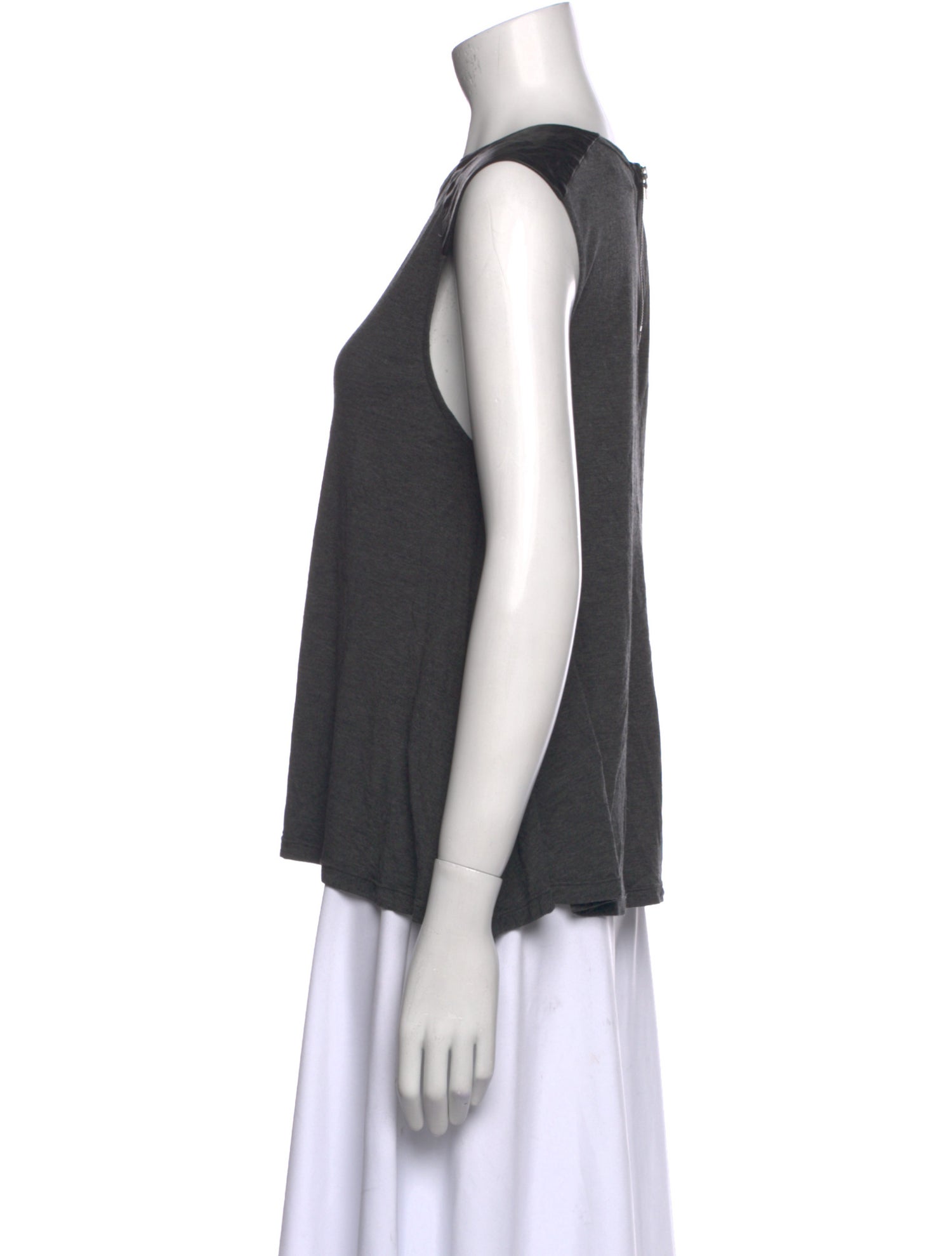 Alice + Olivia Scoop Neck Sleeveless Top
