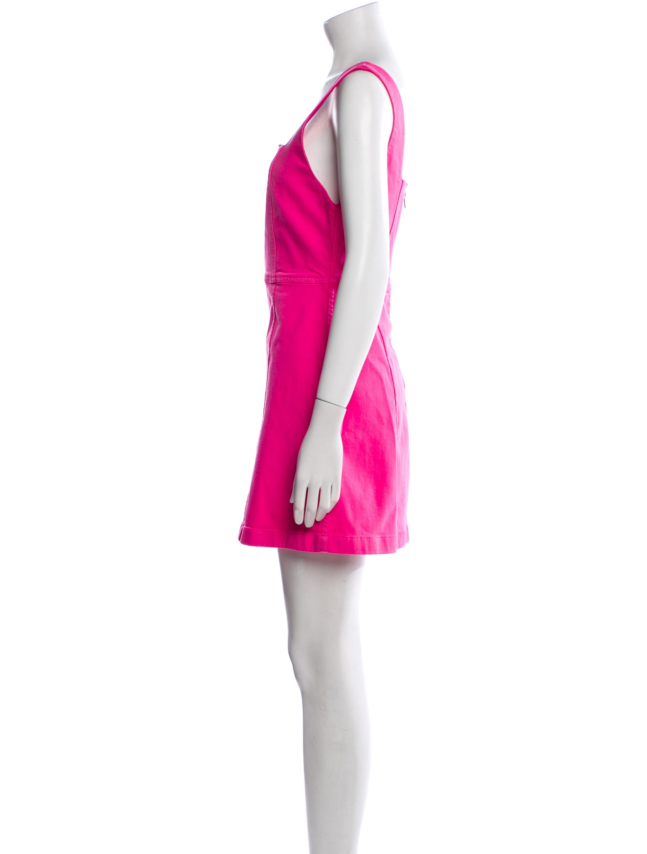 Alice + Olivia Square Neckline Mini Dress