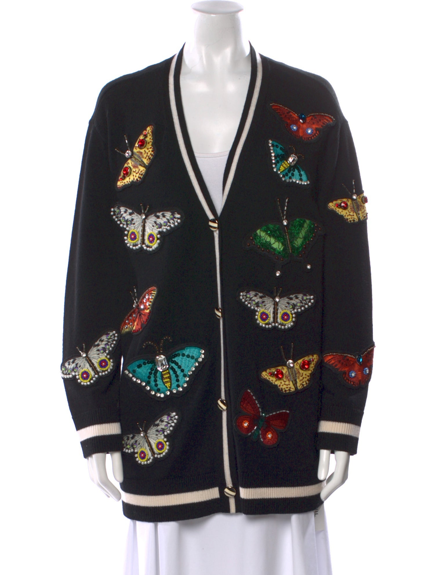 Alice + Olivia Wool Printed Sweater