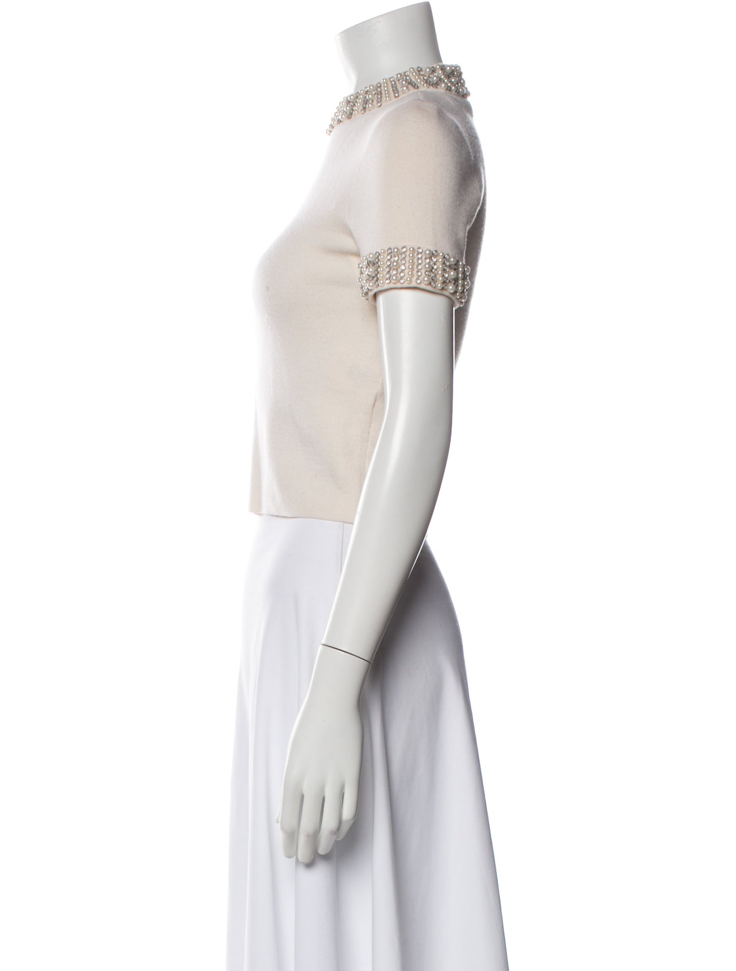 Alice + Olivia Wool Mock Neck Sweater