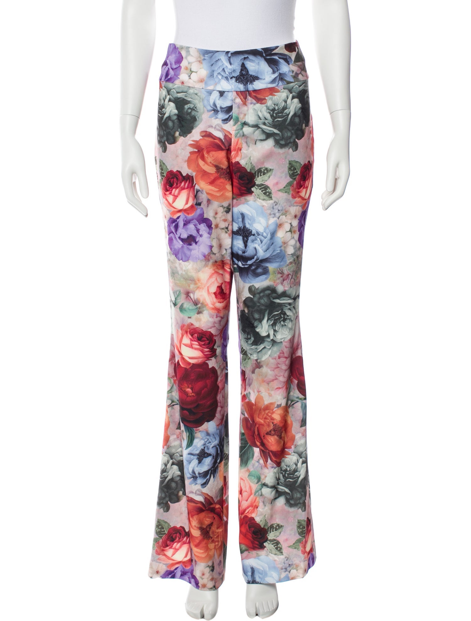 Alice + Olivia Floral Print Wide Leg Pants w/ Tags