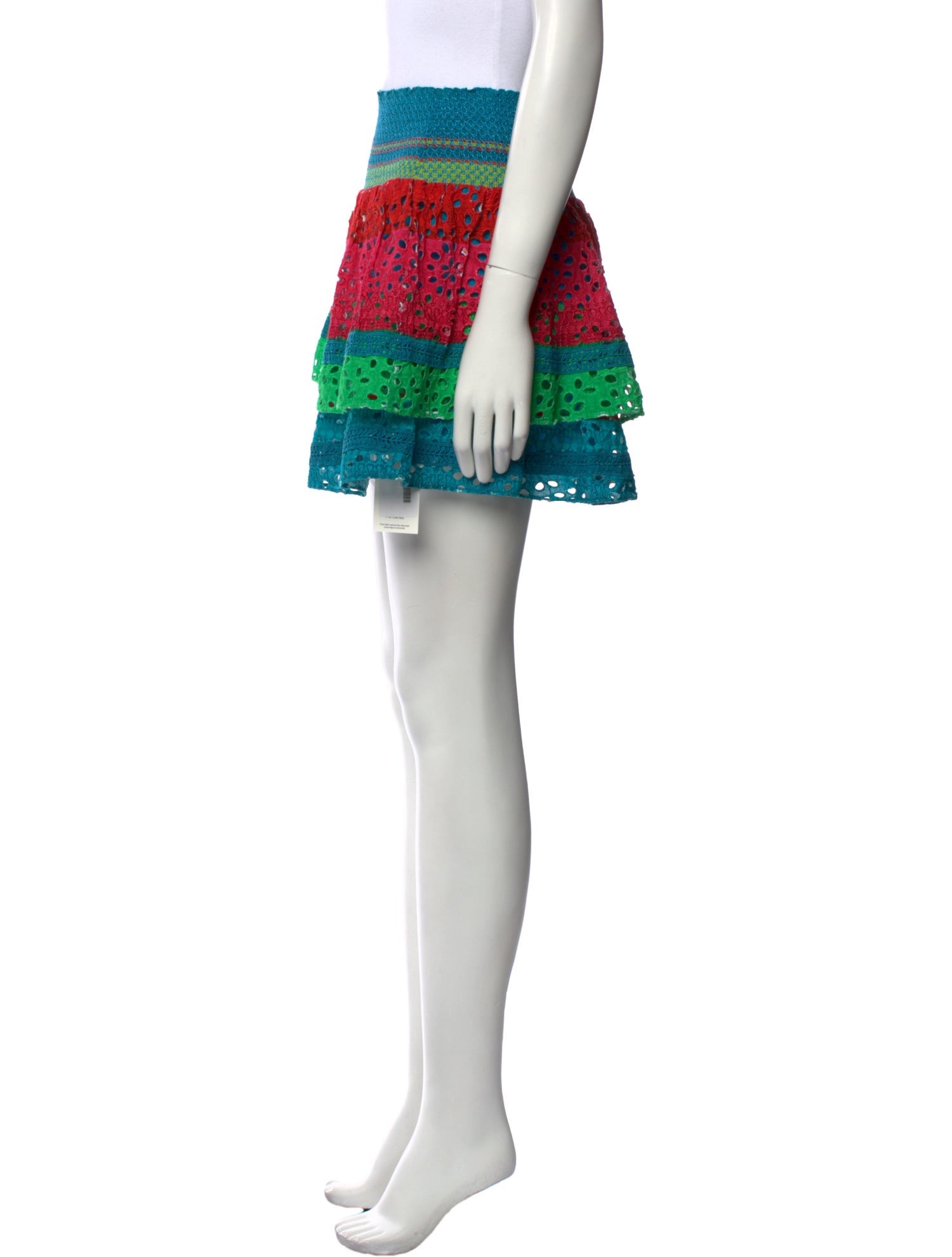 Alice + Olivia Striped Mini Skirt