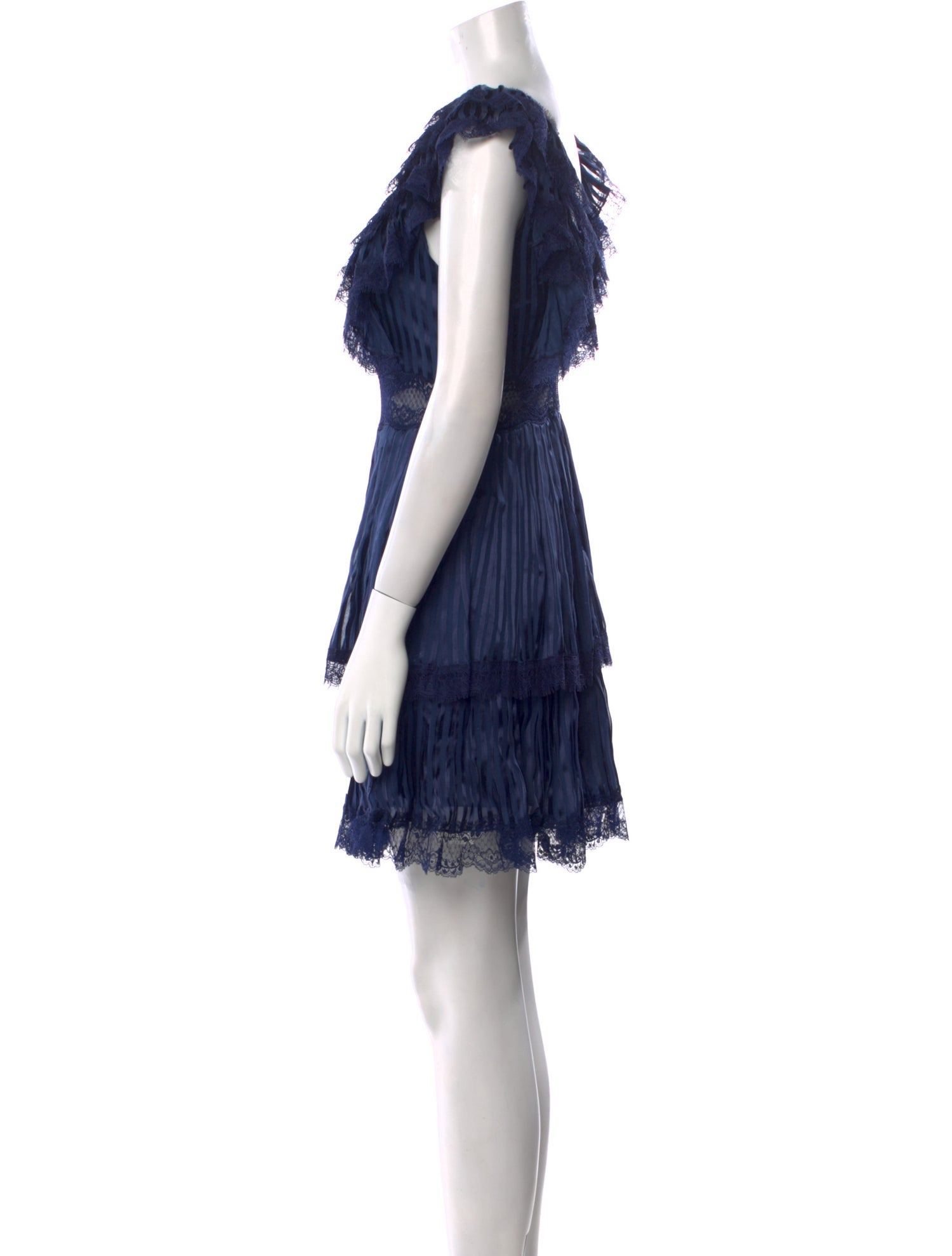 Alice + Olivia V-Neck Mini Dress