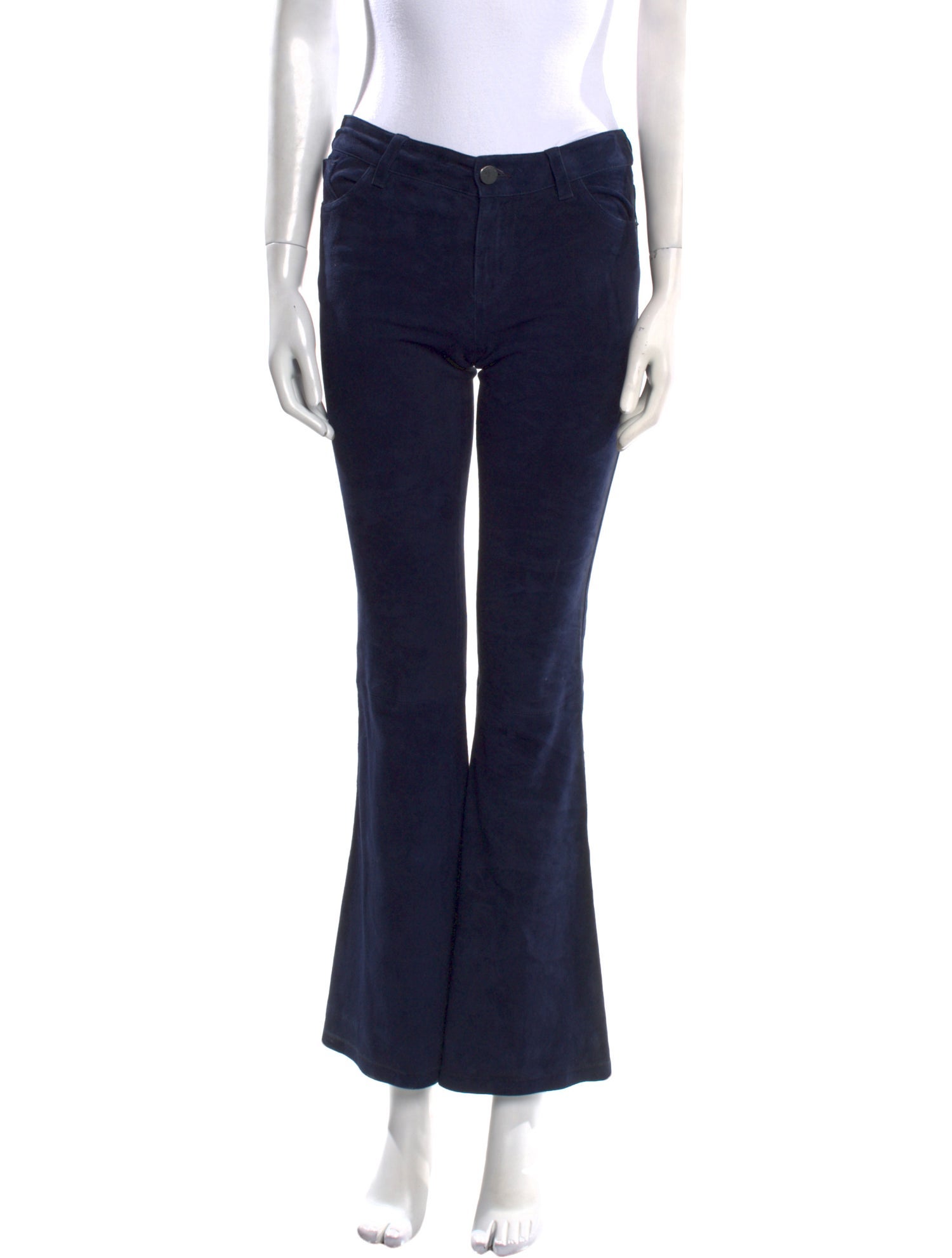 Alice + Olivia Lamb Leather Wide Leg Pants
