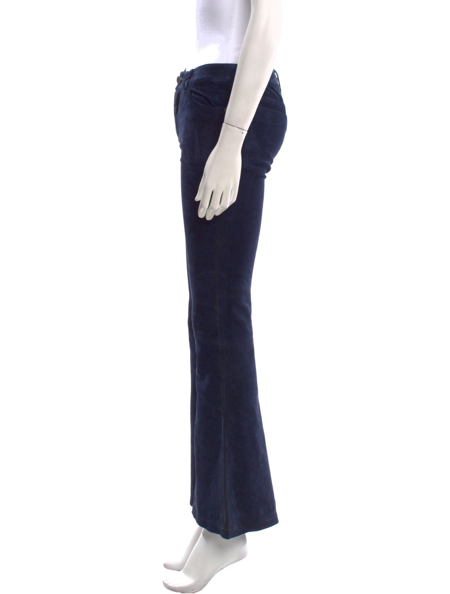 Alice + Olivia Lamb Leather Wide Leg Pants