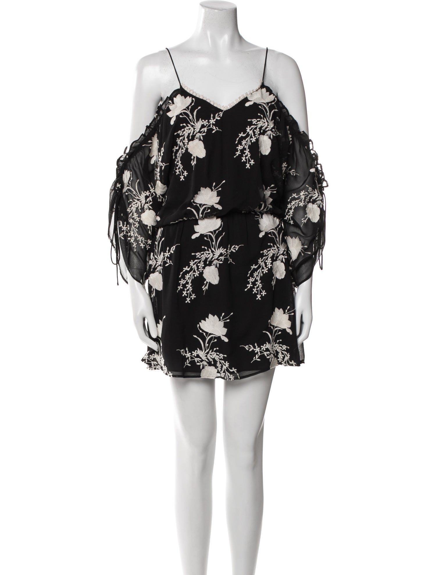 Alice + Olivia Floral Print Mini Dress