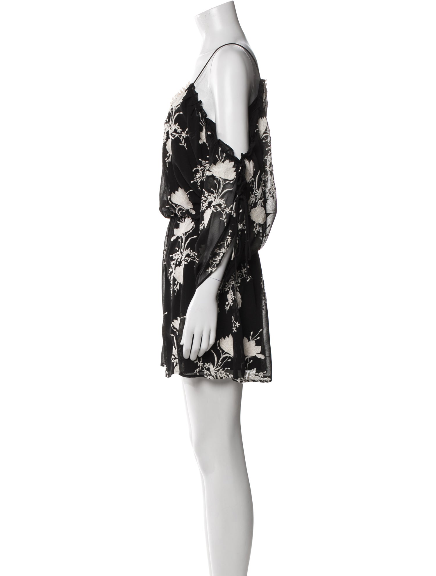 Alice + Olivia Floral Print Mini Dress