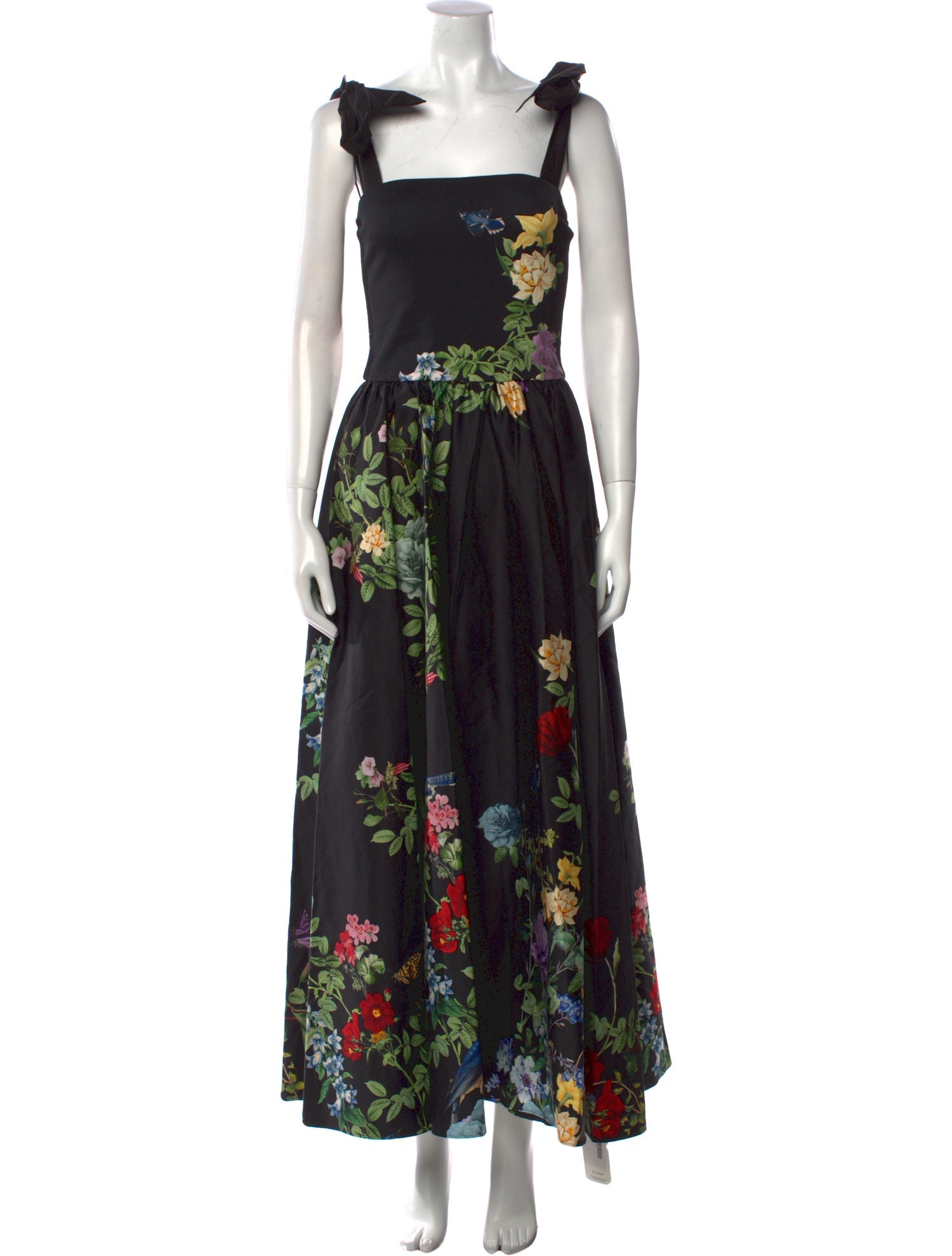 Alice + Olivia Floral Print Long Dress