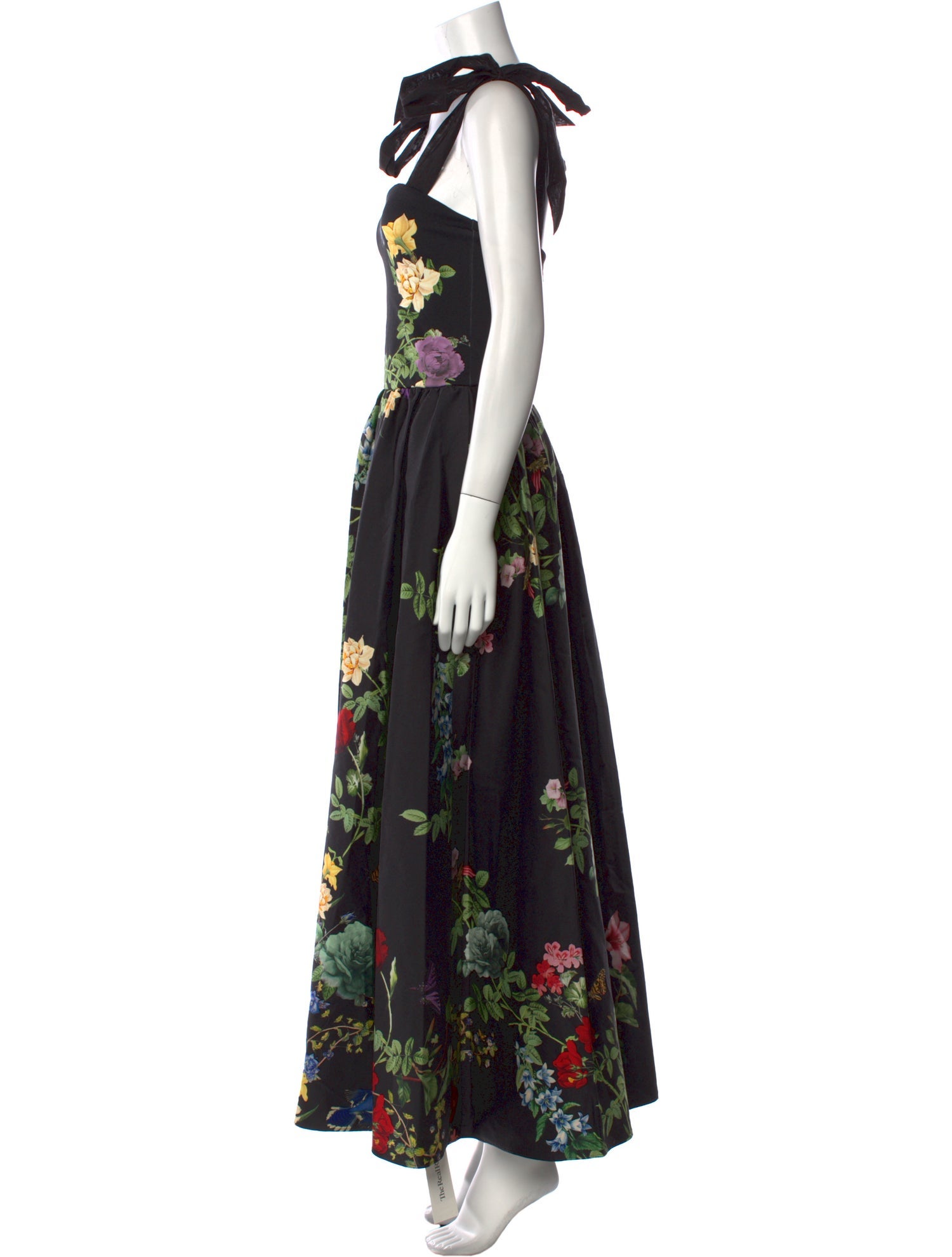 Alice + Olivia Floral Print Long Dress
