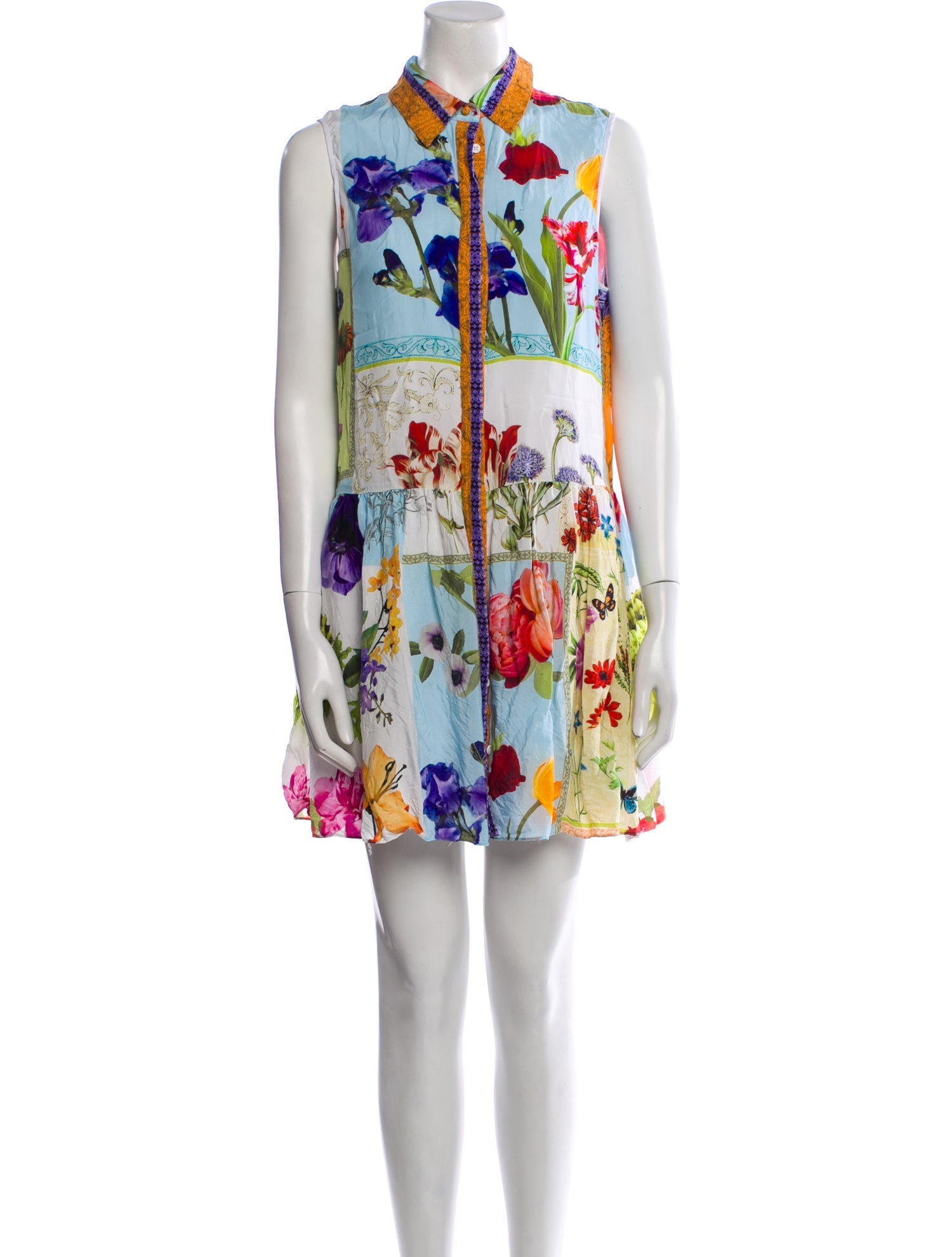 Alice + Olivia Floral Print Mini Dress
