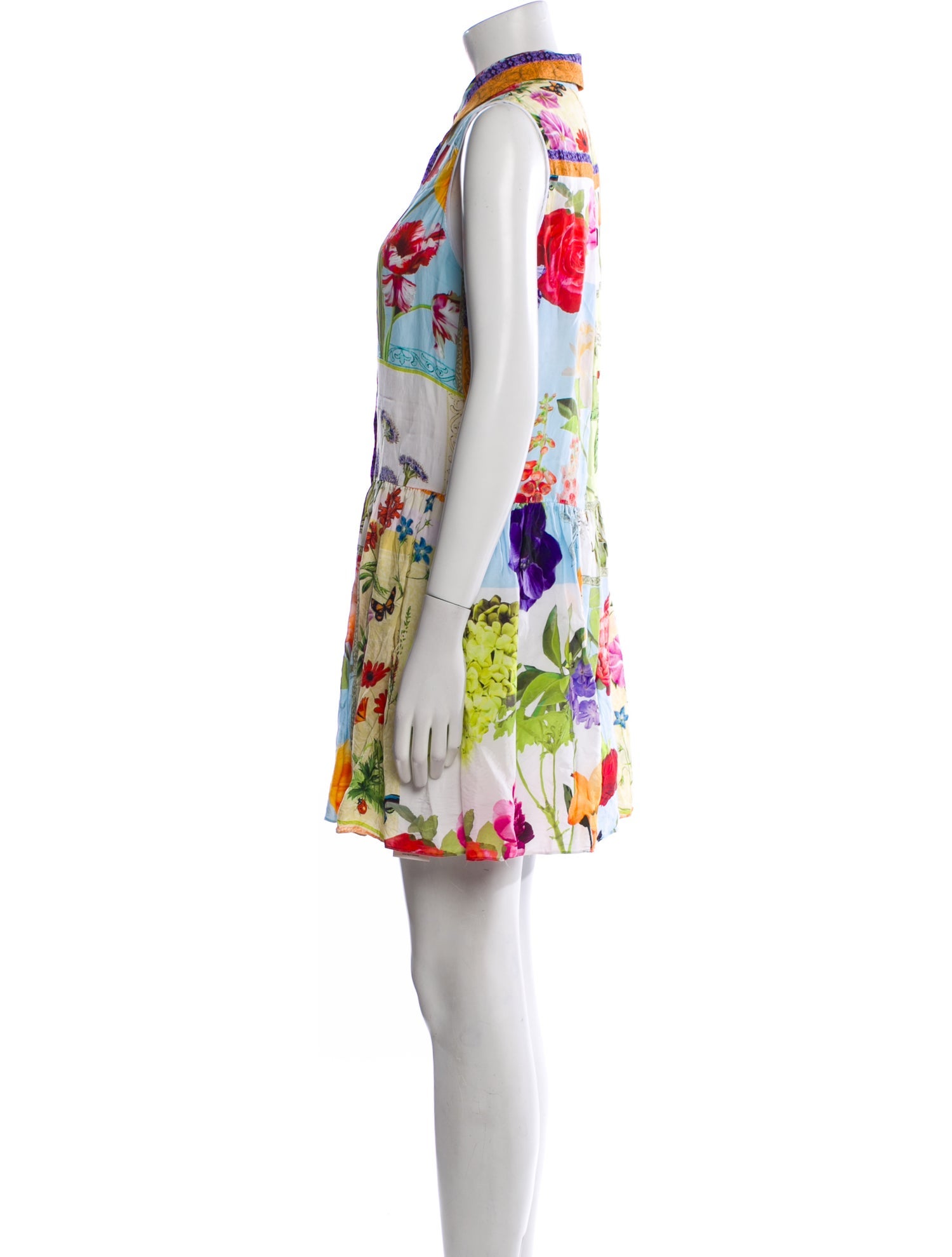 Alice + Olivia Floral Print Mini Dress
