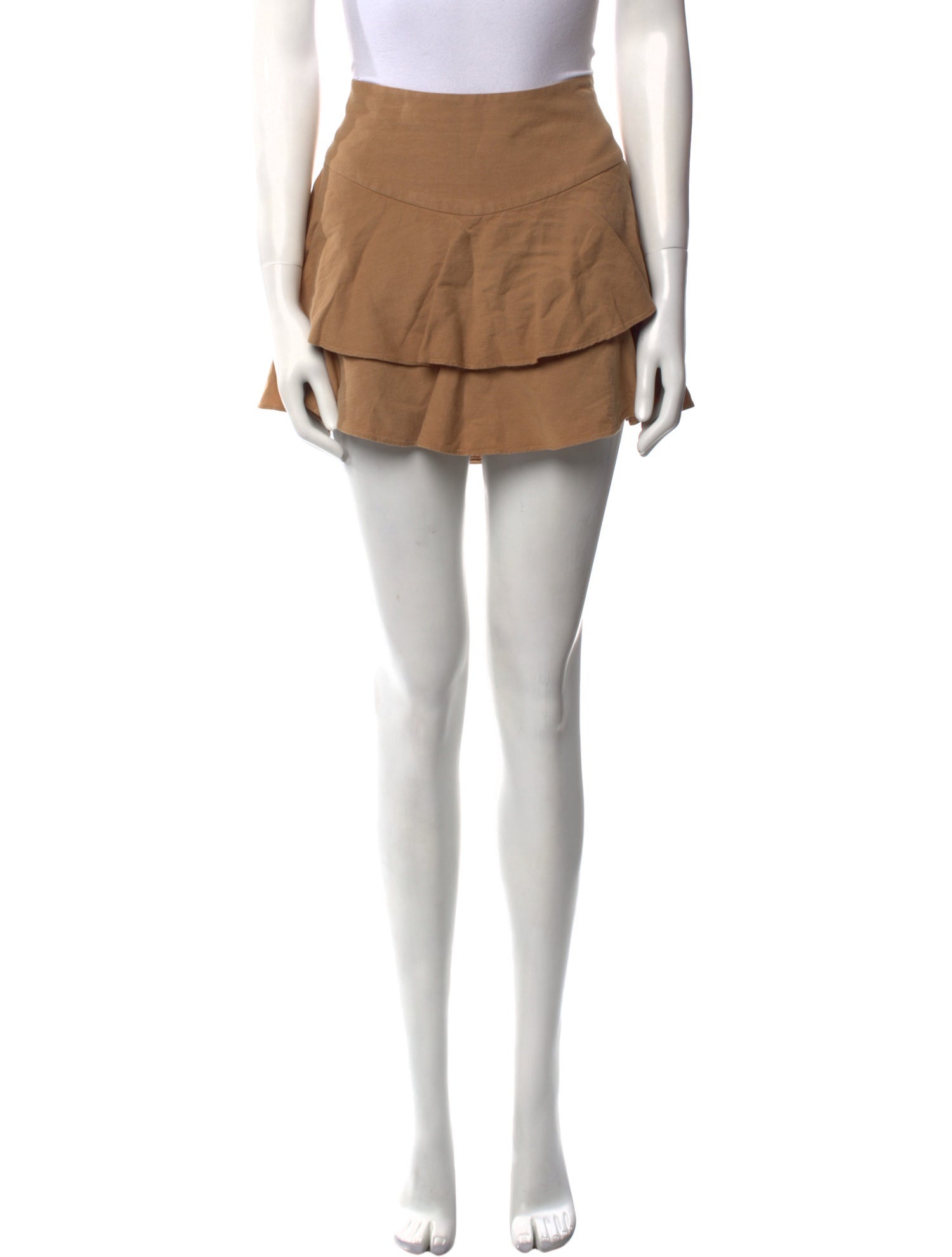 Alice + Olivia Linen Mini Shorts