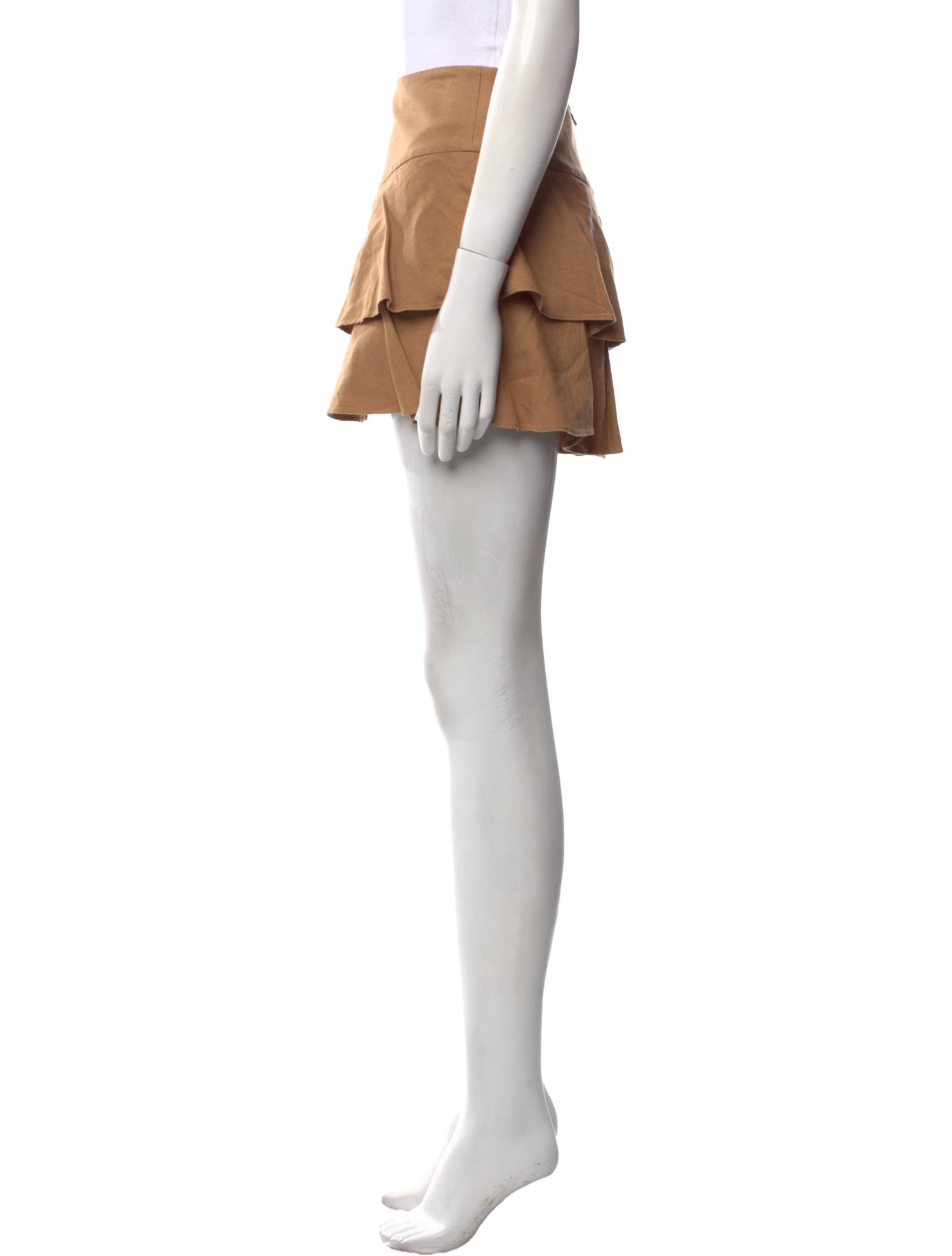 Alice + Olivia Linen Mini Shorts