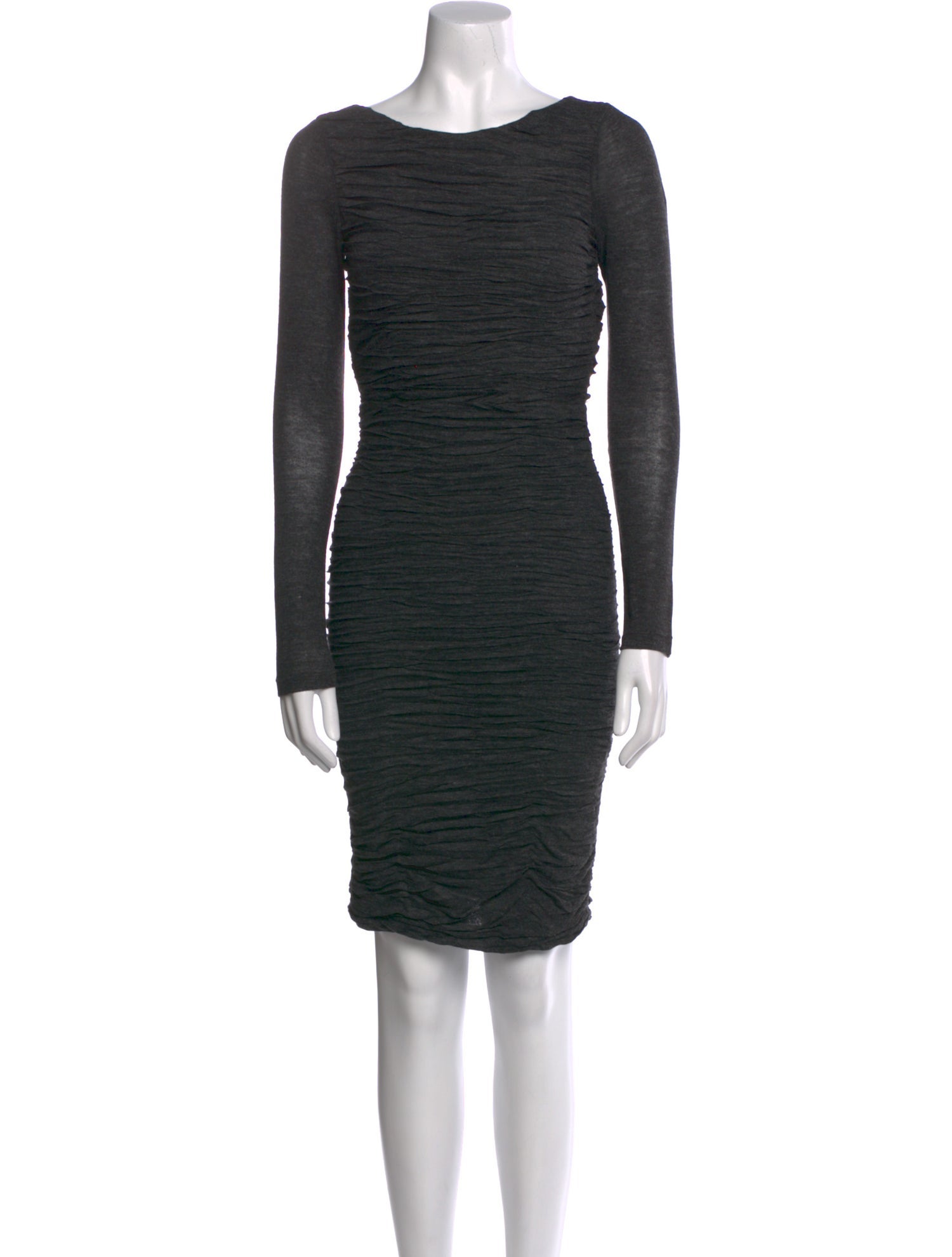 Alice + Olivia Bateau Neckline Mini Dress