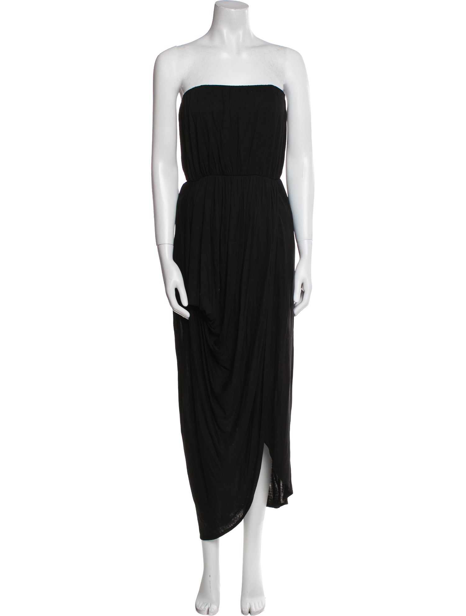 Alice + Olivia Strapless Midi Length Dress