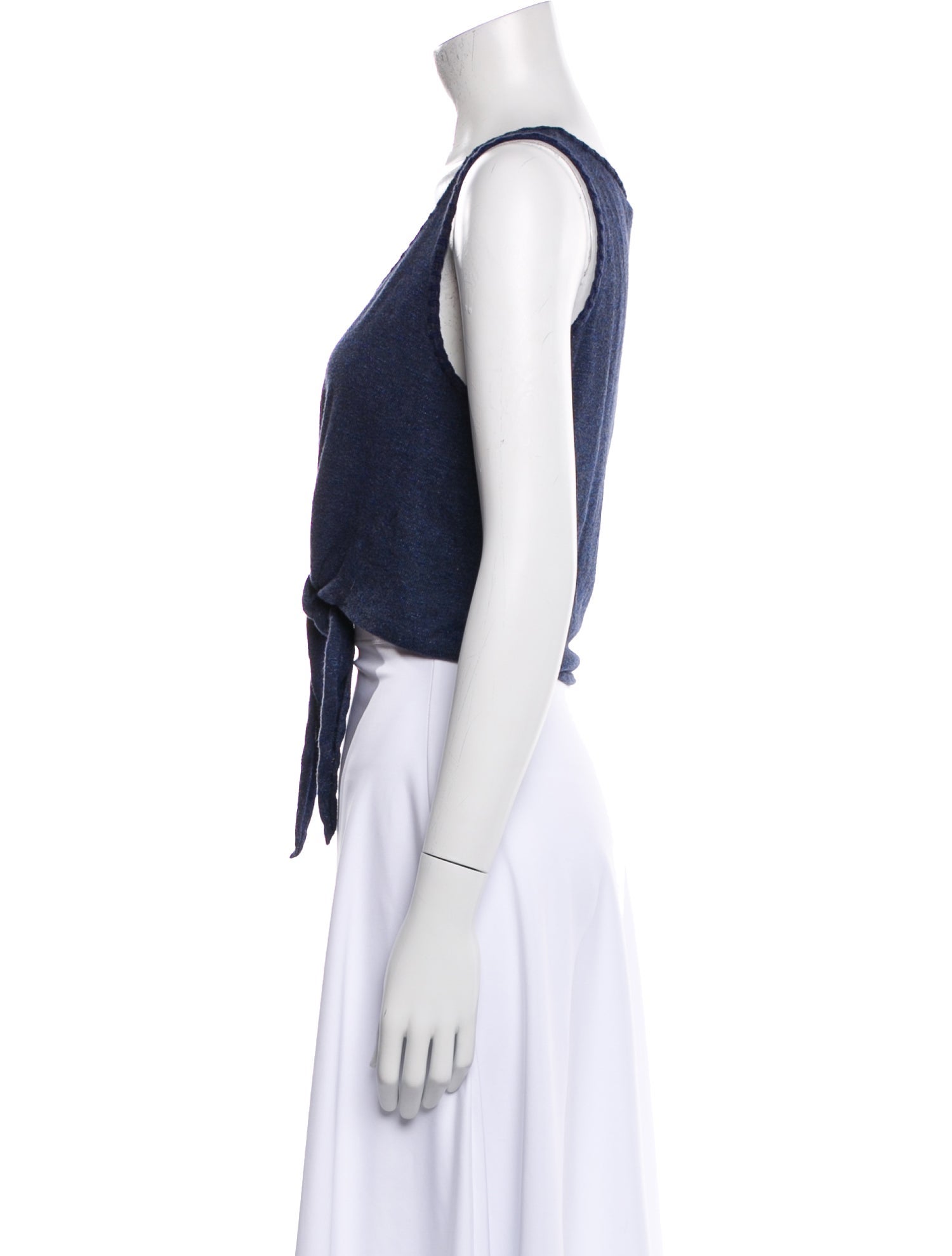 Alice + Olivia Scoop Neck Sleeveless Crop Top