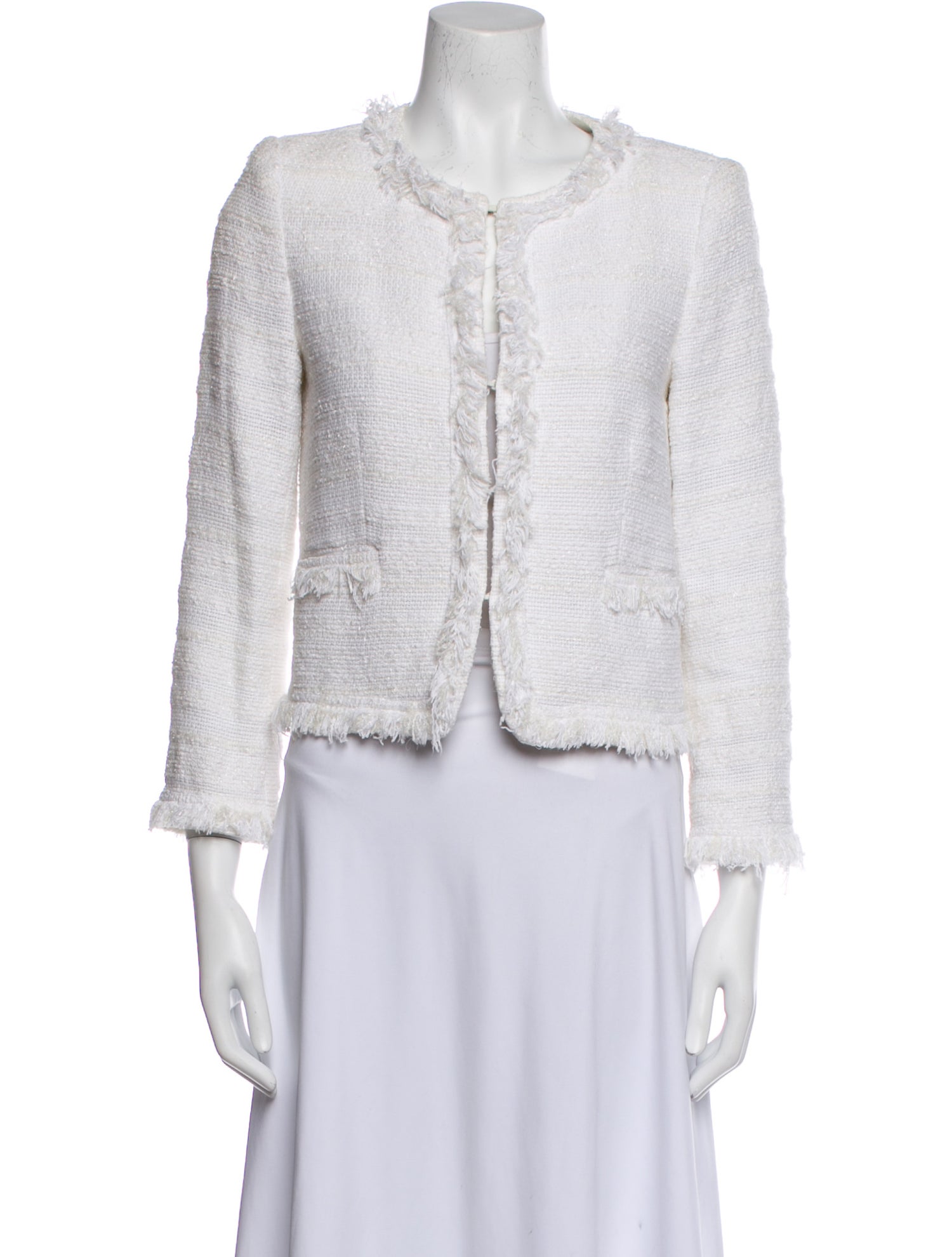 Alice + Olivia Tweed Pattern Evening Jacket