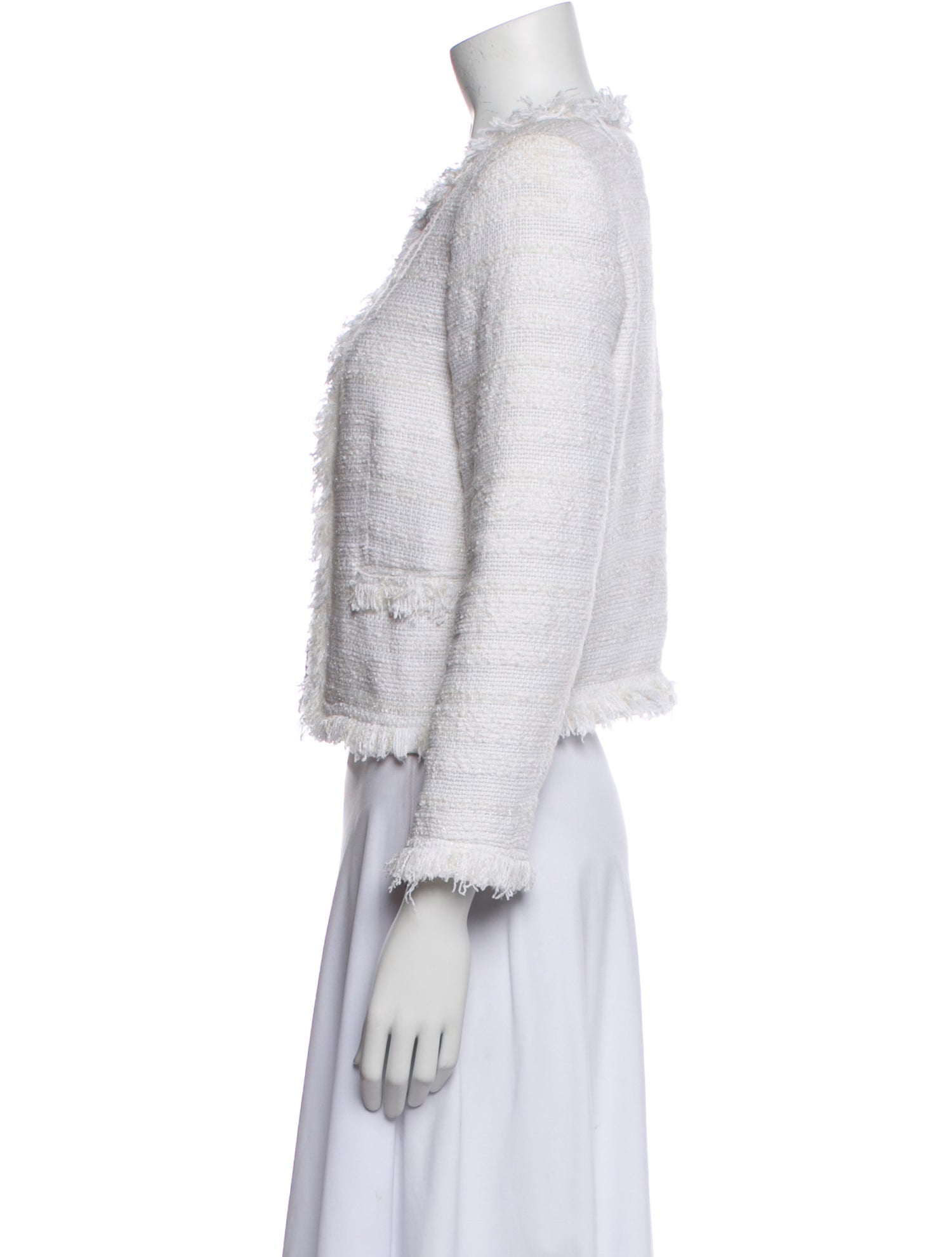 Alice + Olivia Tweed Pattern Evening Jacket