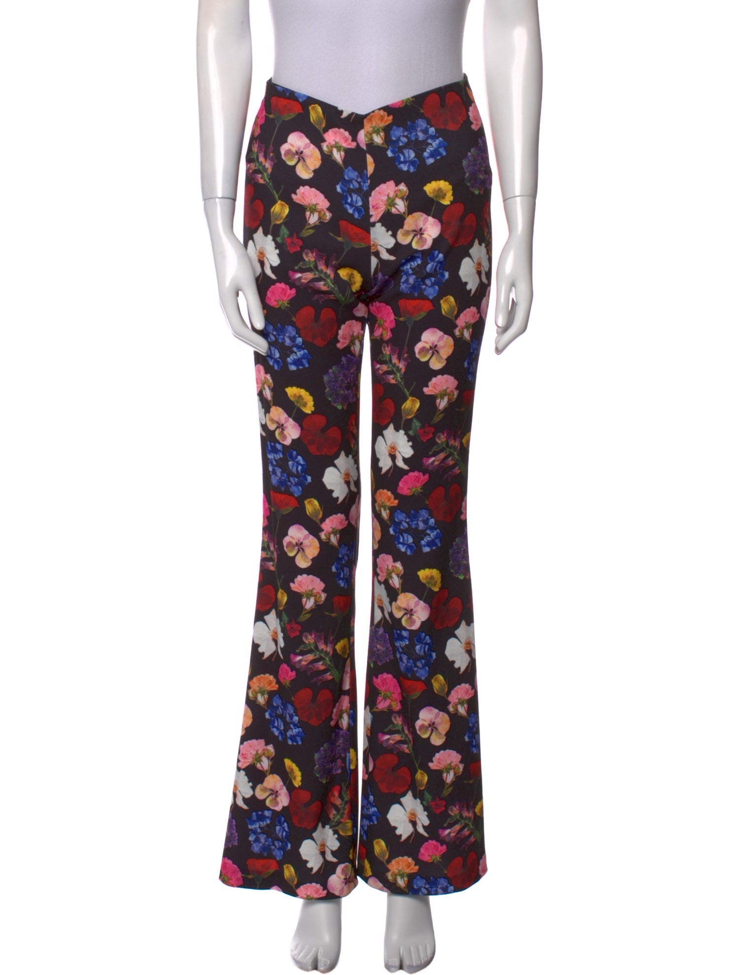 Alice + Olivia Floral Print Wide Leg Pants
